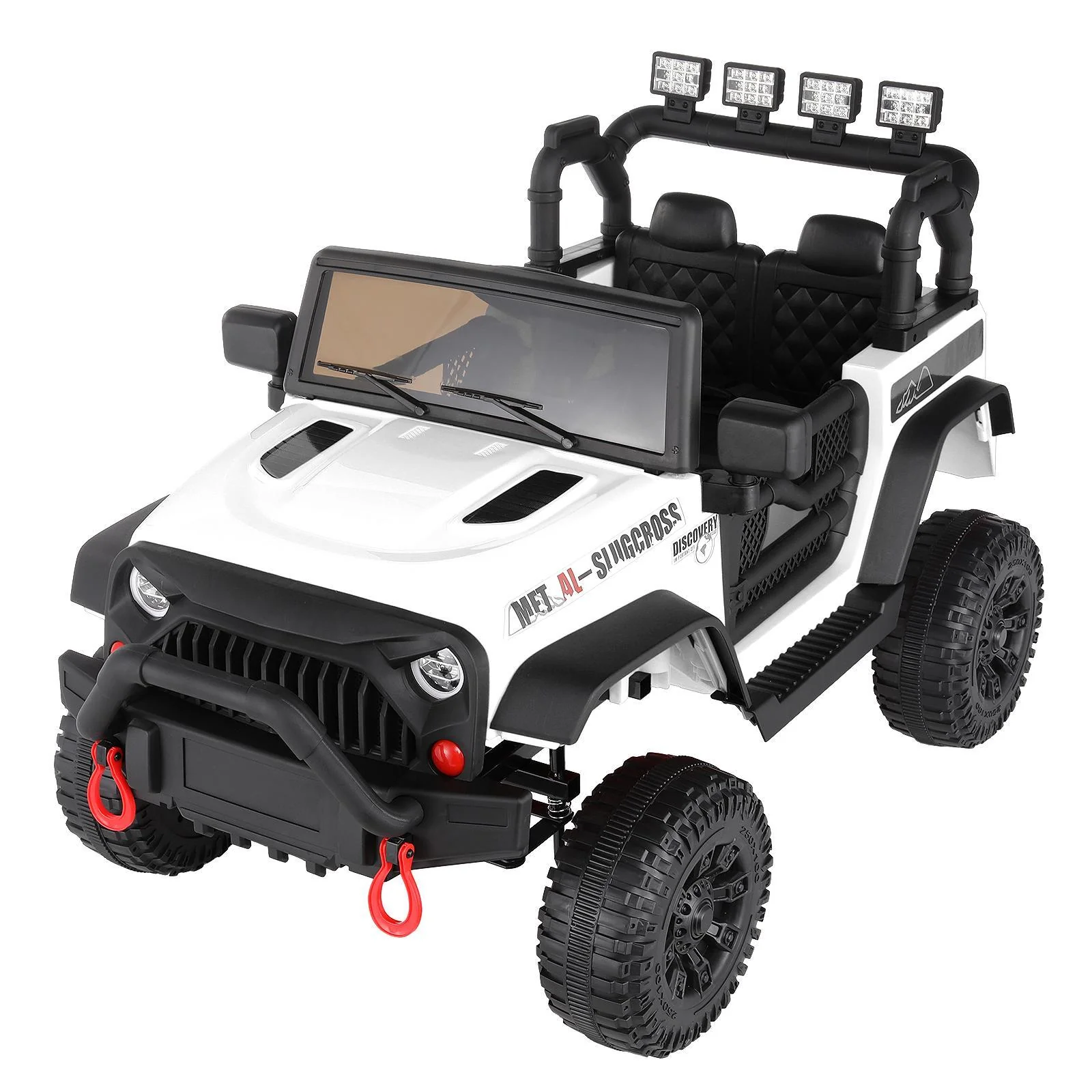 12V Kids Electric Ride-On Jeep Truck Car 1-Seater with Remote Control Toy Vehicle - Image 8