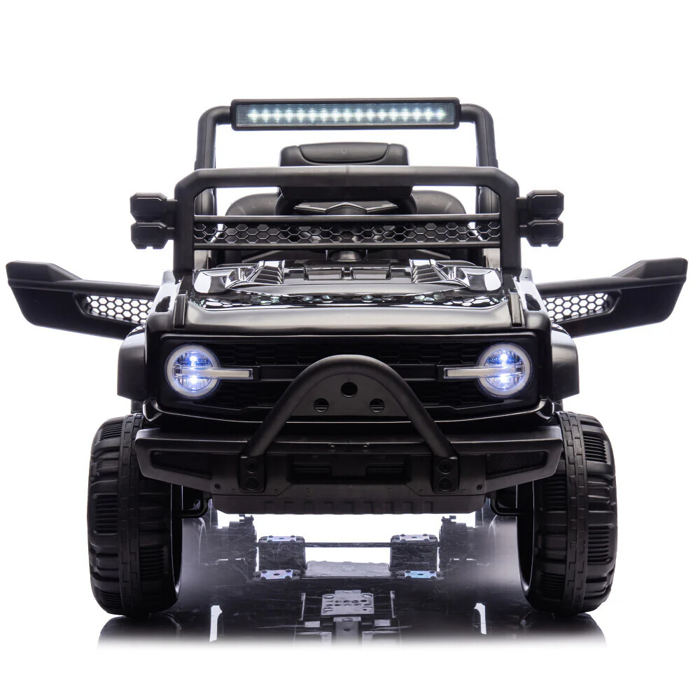 12V Kids Electric Ride-On Truck with 6 Wheels, Music, and Remote Control - Image 2