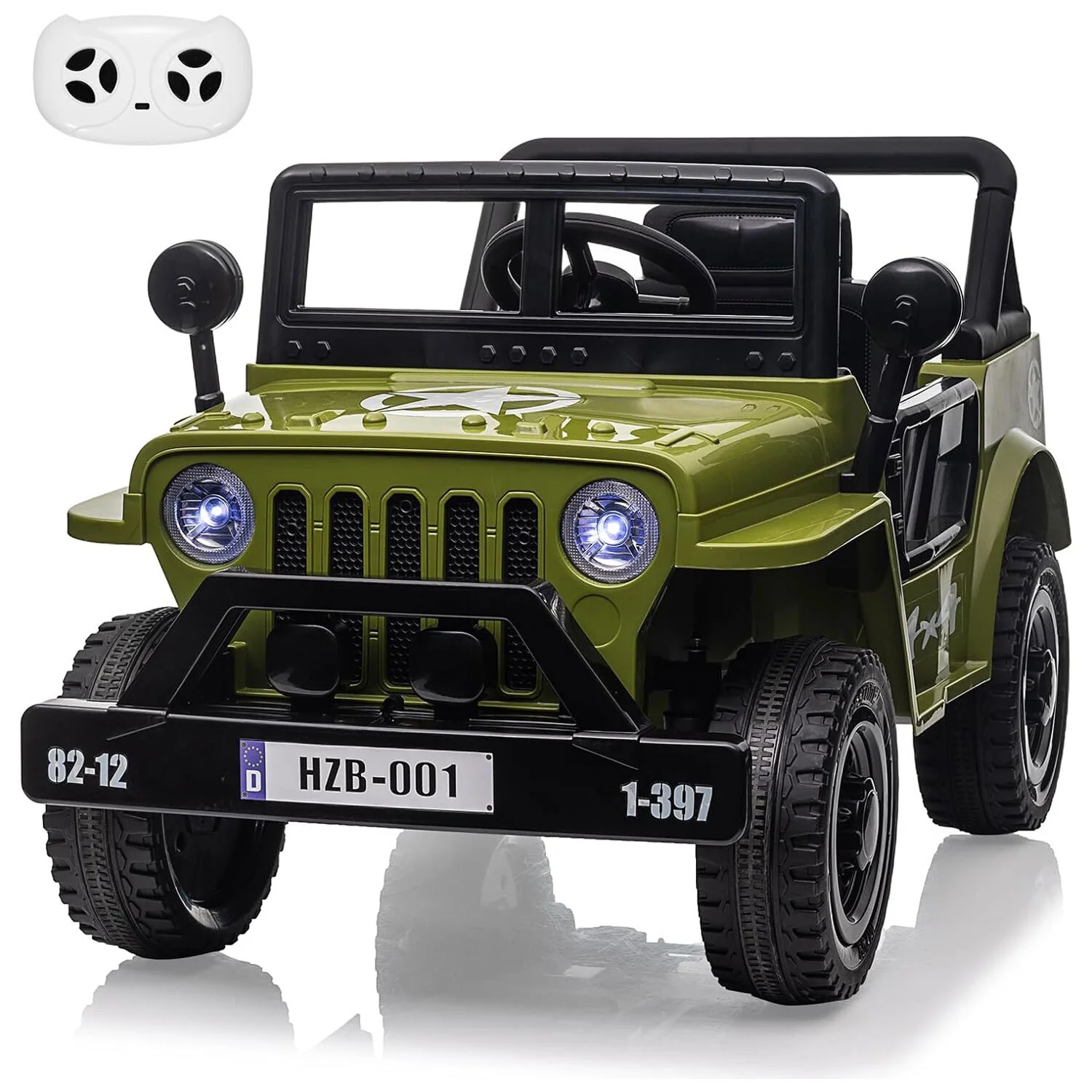 12V Kids Ride-On Truck Car Toy with Remote Control for Children - Image 7