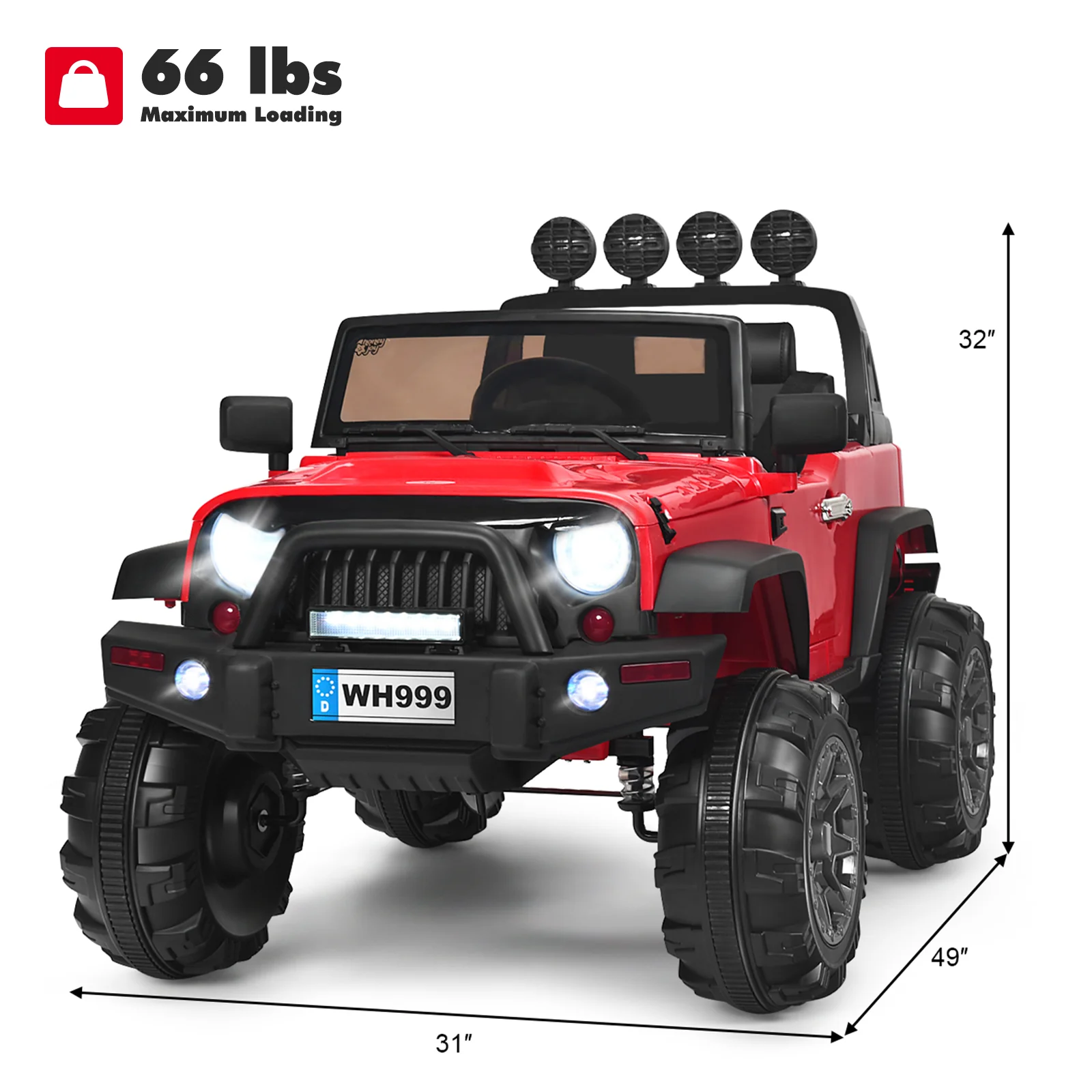12V Kids Ride on Truck with 2.4GHz Remote Control - Electric Vehicle for Children - Image 32