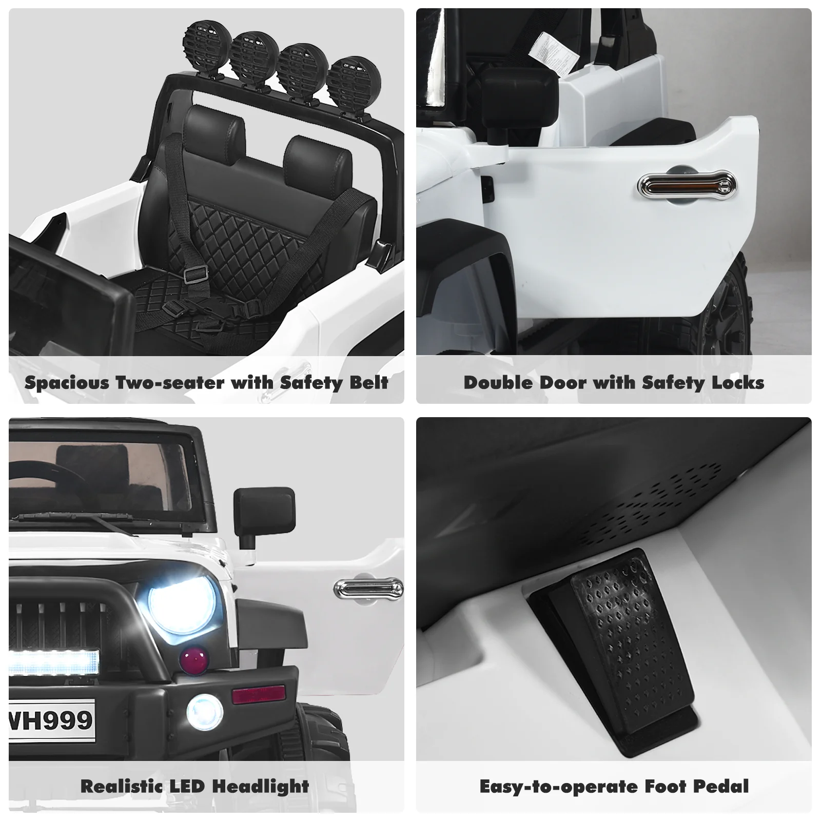 12V Kids Ride on Truck with 2.4GHz Remote Control - Electric Vehicle for Children - Image 50
