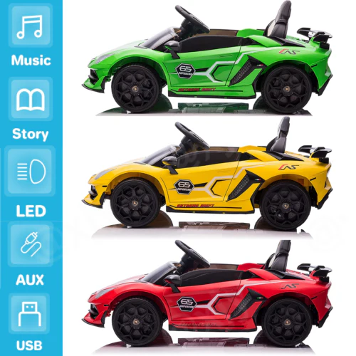 12V Licensed Lamborghini Aventador SVJ Electric Ride-On Car for Kids - Perfect Gift! - Image 2