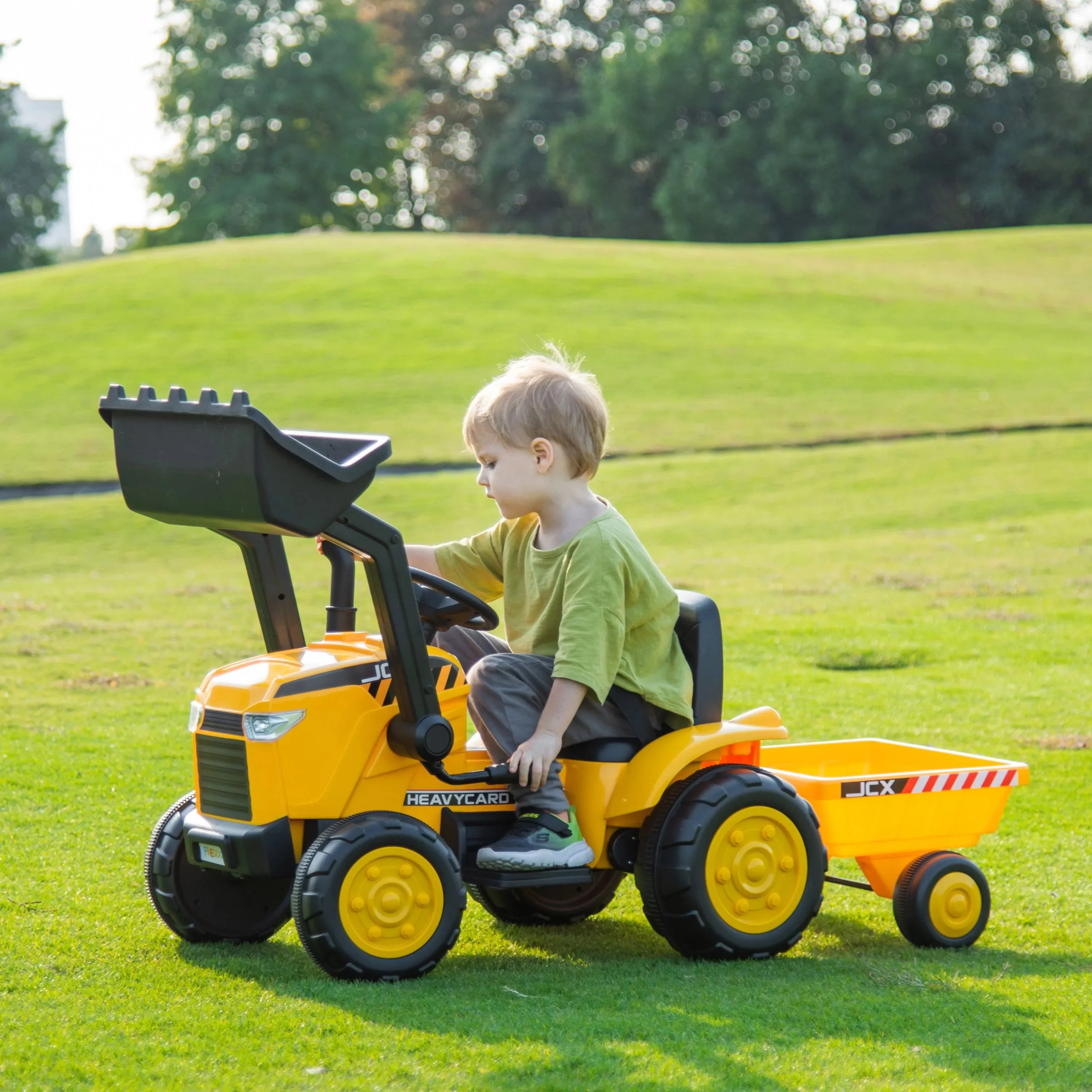 12V Magic Cars Excavator 1 Seater Ride-on - Image 4