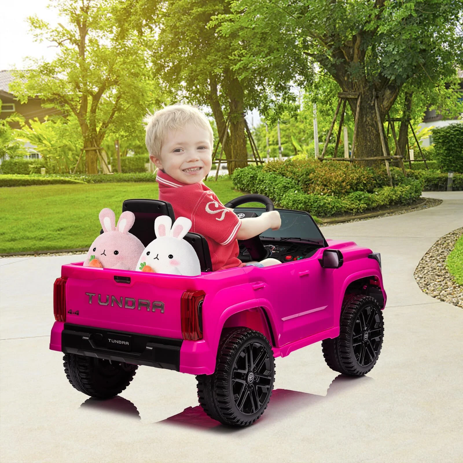 12V Battery-Powered Electric Ride-On Truck for Kids with 4 Wheels and Spring Suspension - Image 10