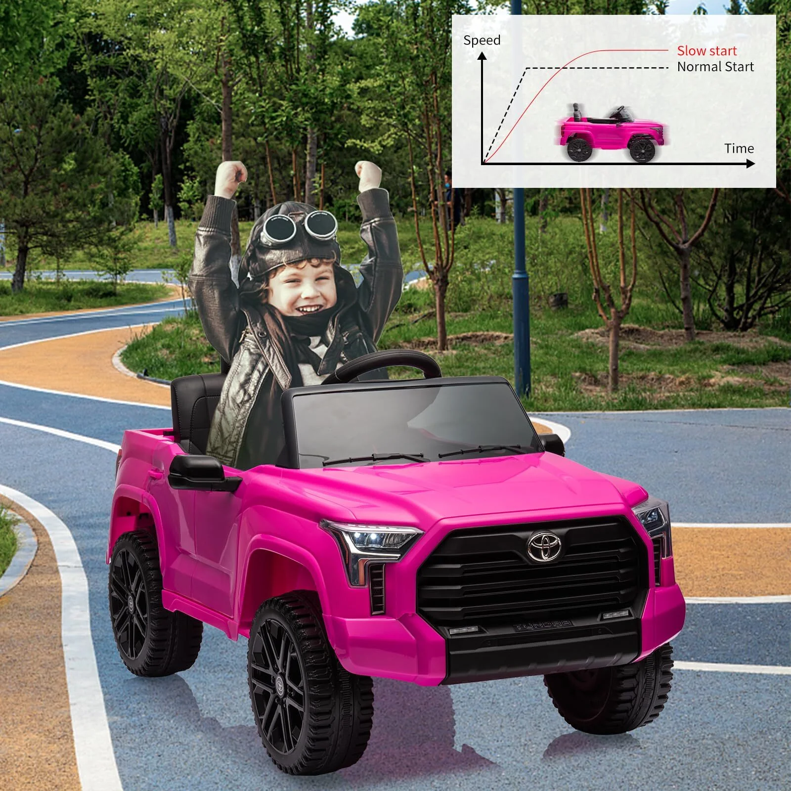 12V Battery-Powered Electric Ride-On Truck for Kids with 4 Wheels and Spring Suspension - Image 2