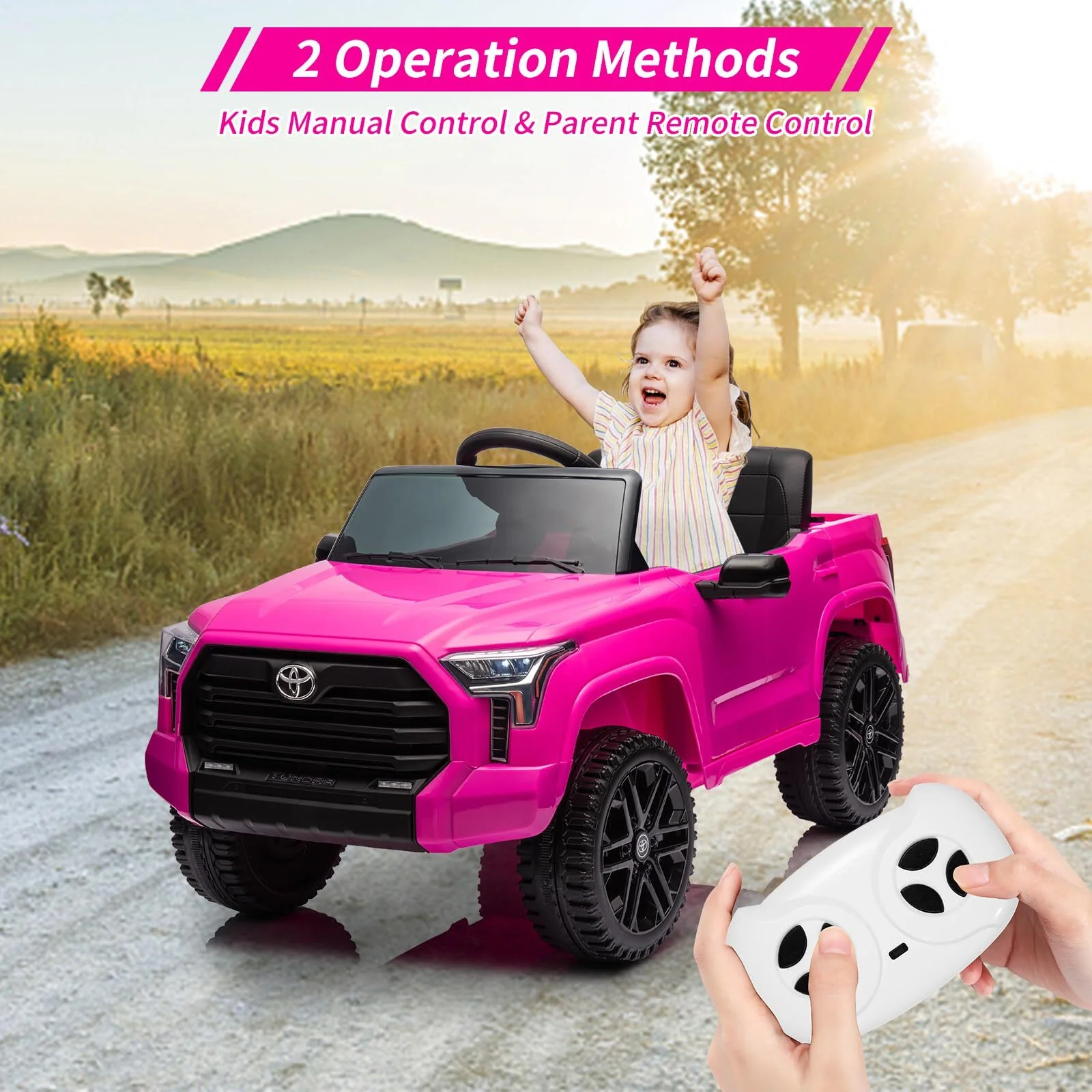 12V Battery-Powered Electric Ride-On Truck for Kids with 4 Wheels and Spring Suspension - Image 3