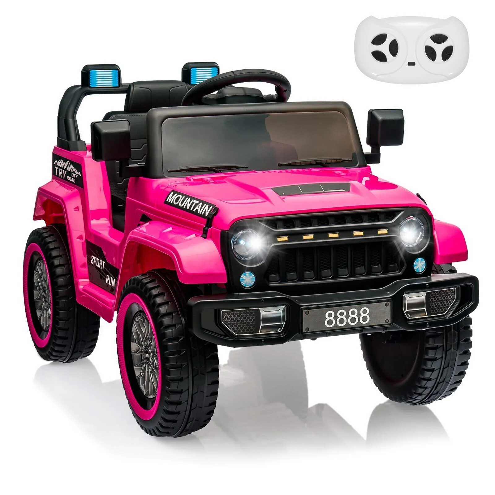 12V Battery-Powered Electric Ride-On Car Truck for Kids with 3 Speeds and LED Lights - Image 12