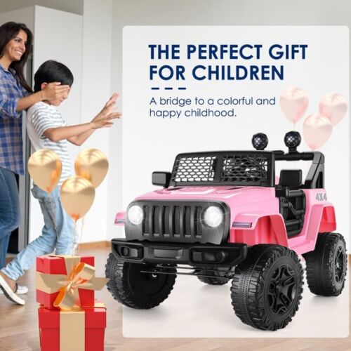12V Ride On Car Truck with Remote Control - Perfect Christmas Gift for Kids - Image 2