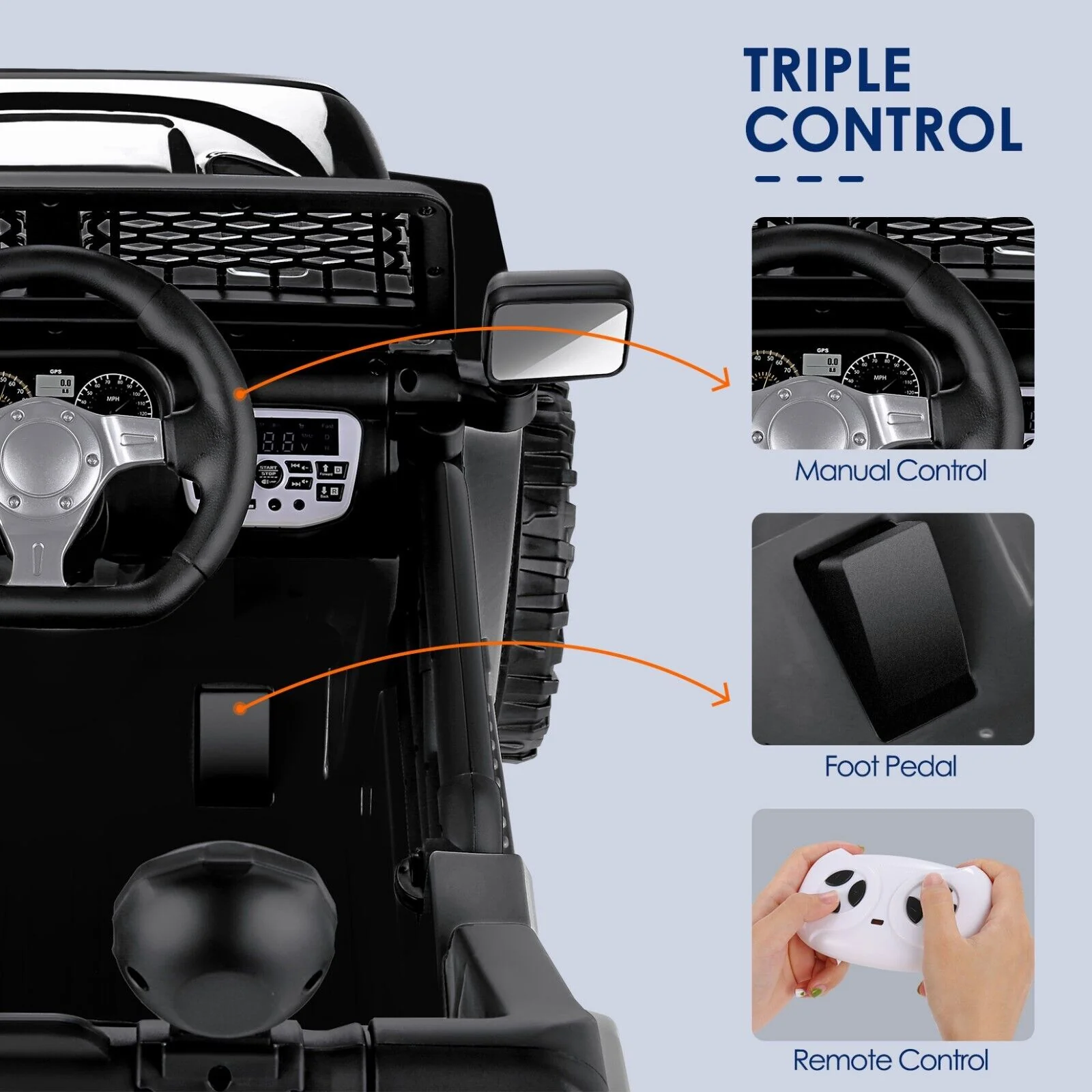 12V Ride On Car Truck with Remote Control - Perfect Christmas Gift for Kids - Image 29