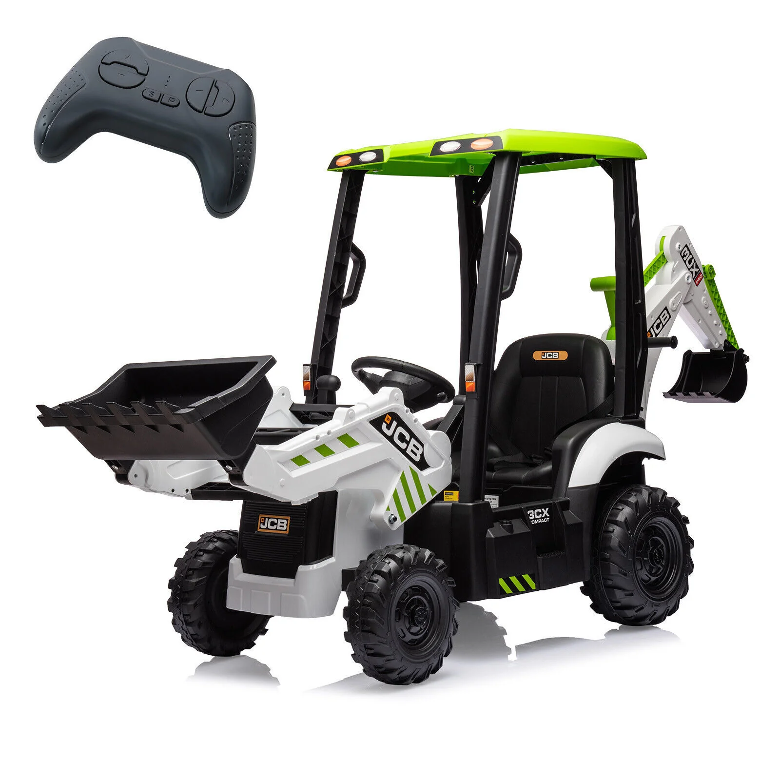 12V Ride-On Movable Excavator Construction Truck Toy for Ages 1-5 Years - Image 14