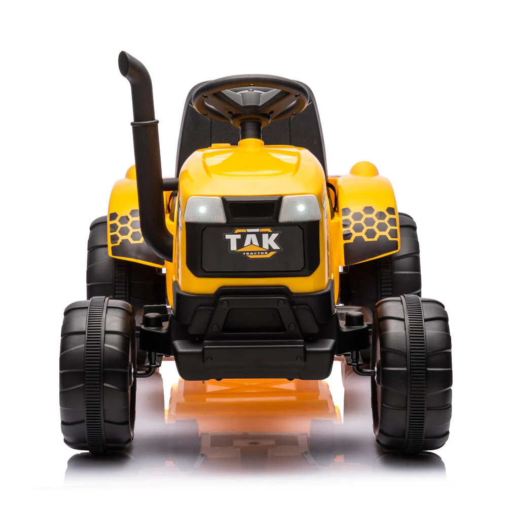12V Battery-Powered Motorized Ride-On Tractor with Detachable Trailer for Kids Ages 3-6 - Image 29