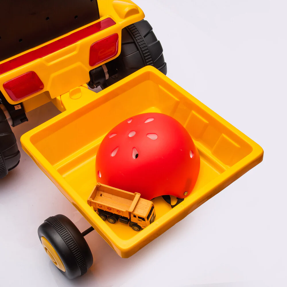 12V Battery-Powered Motorized Ride-On Tractor with Detachable Trailer for Kids Ages 3-6 - Image 36