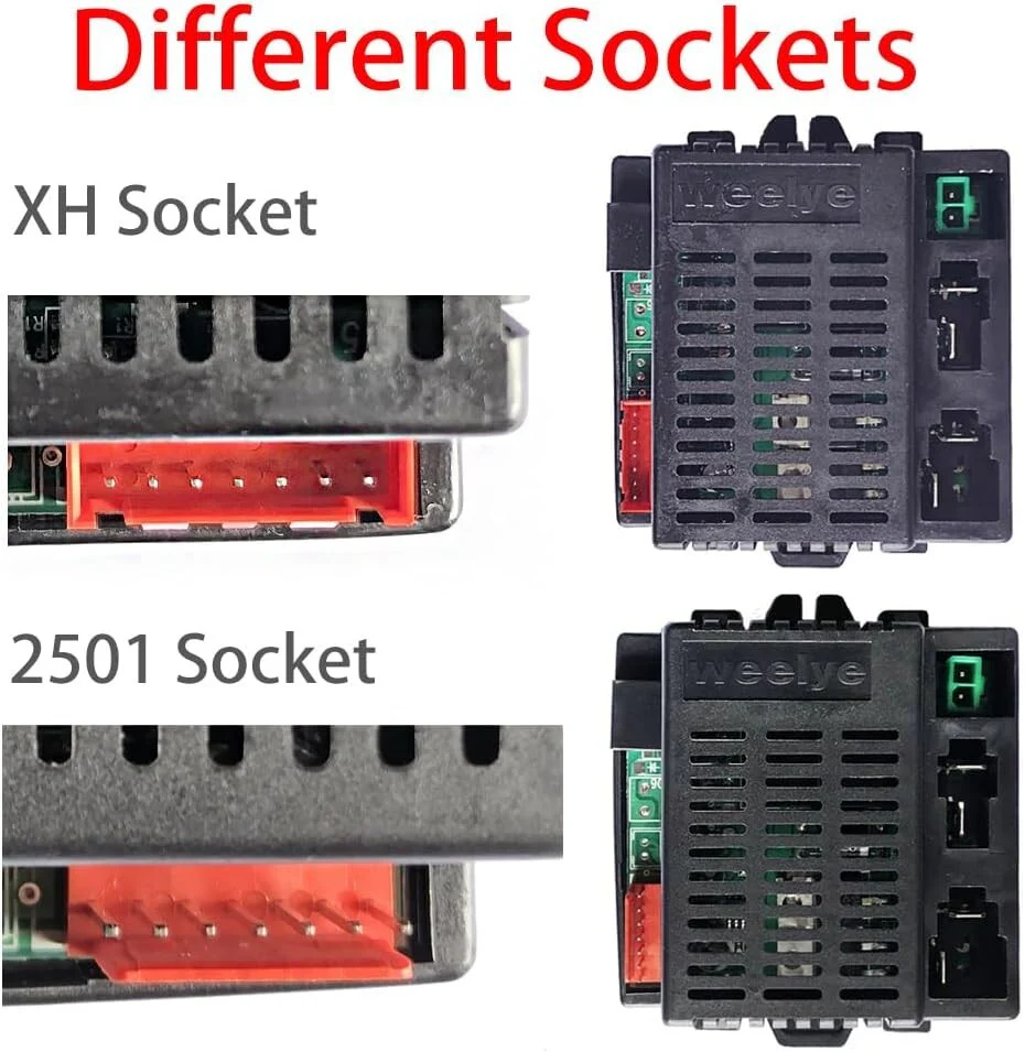12V Weelye RX23 Socket B 2.4G Bluetooth Receiver Control Box Kit - Image 5