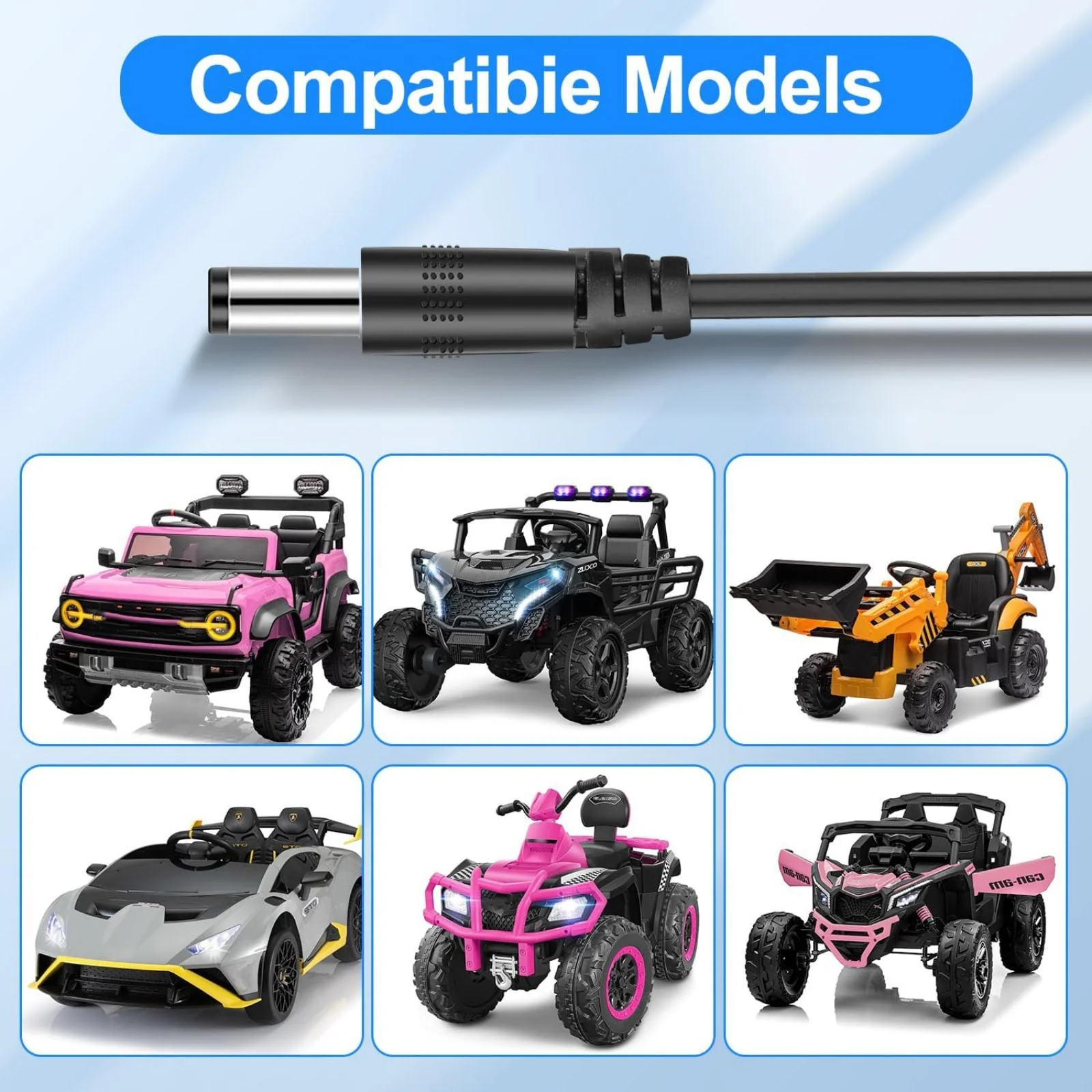 24 Volt Battery Charger for Kids' Ride-On Cars with LED Charging Indicator - Image 13