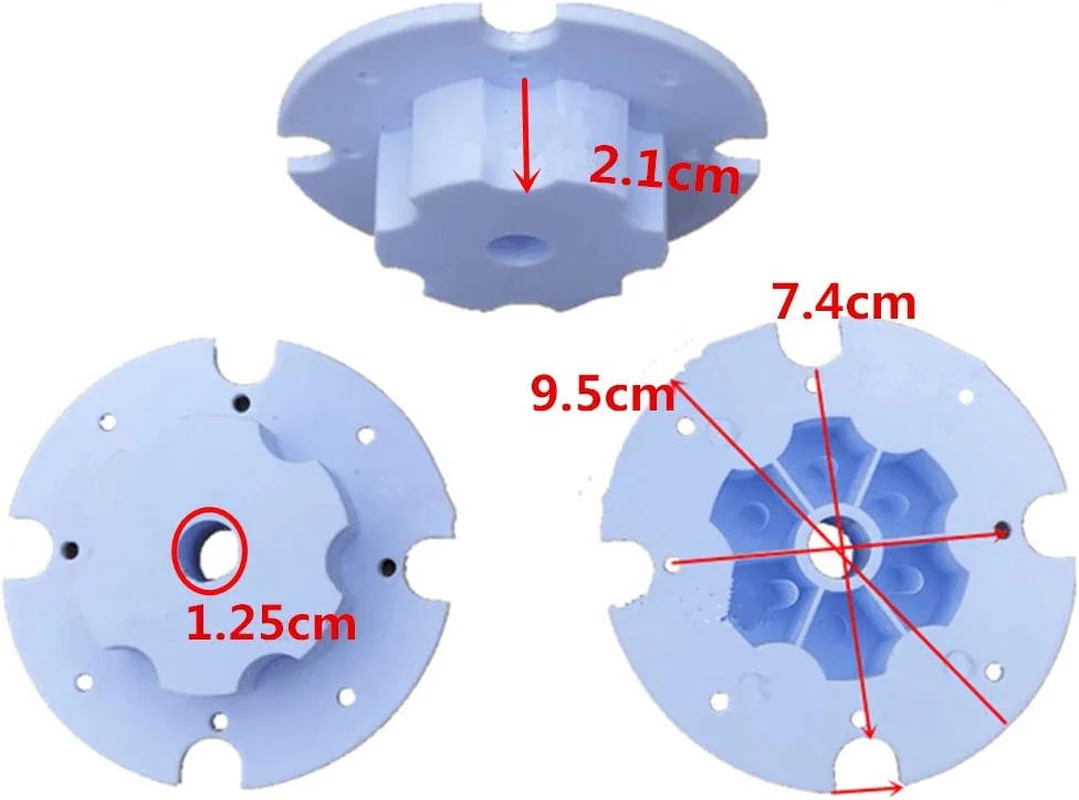 2 Pcs Kids Electric Car Tire Adapter Connection Clips for Gearbox - Image 3