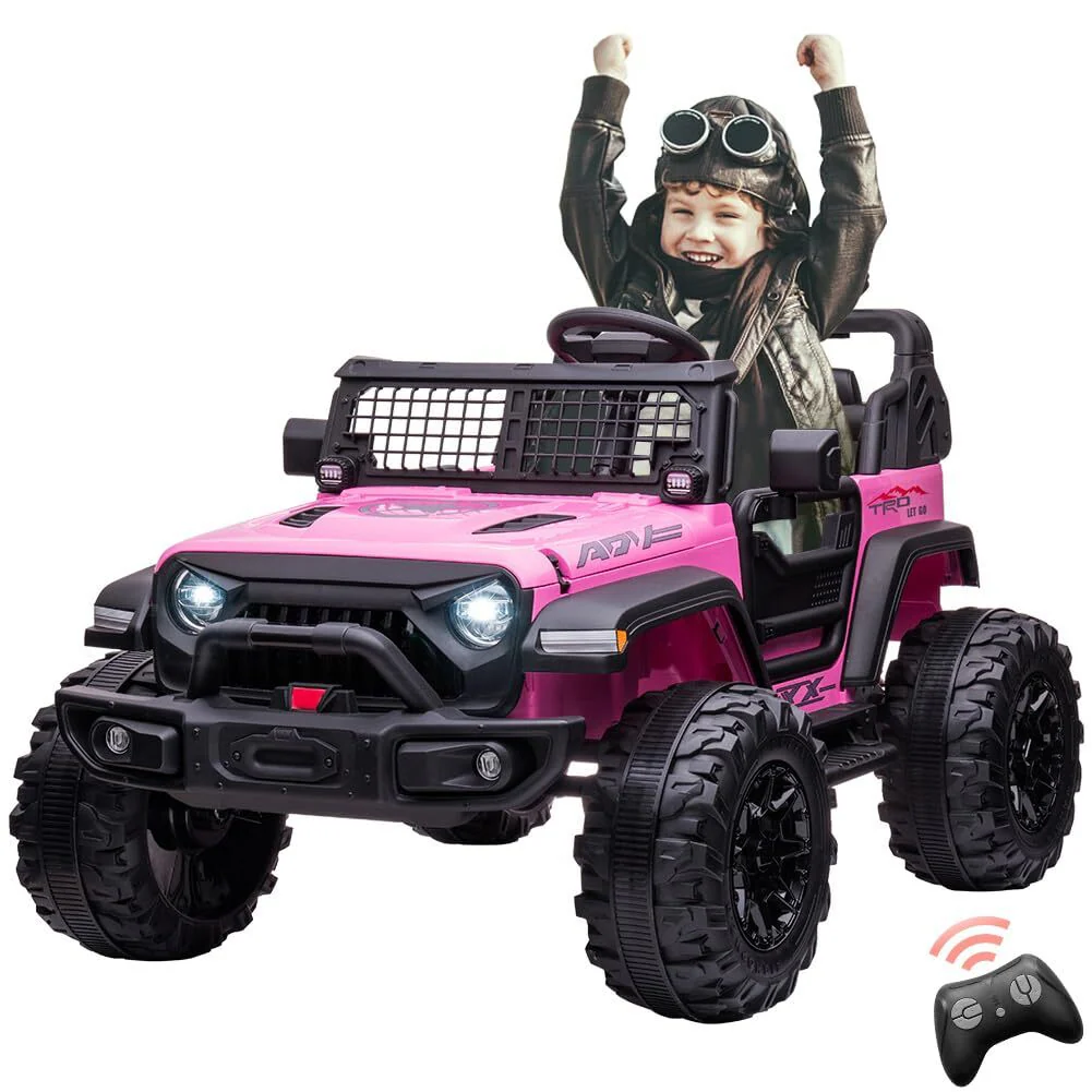 2-Seater 24V Electric Ride-On Truck with Remote Control for Kids - Image 24