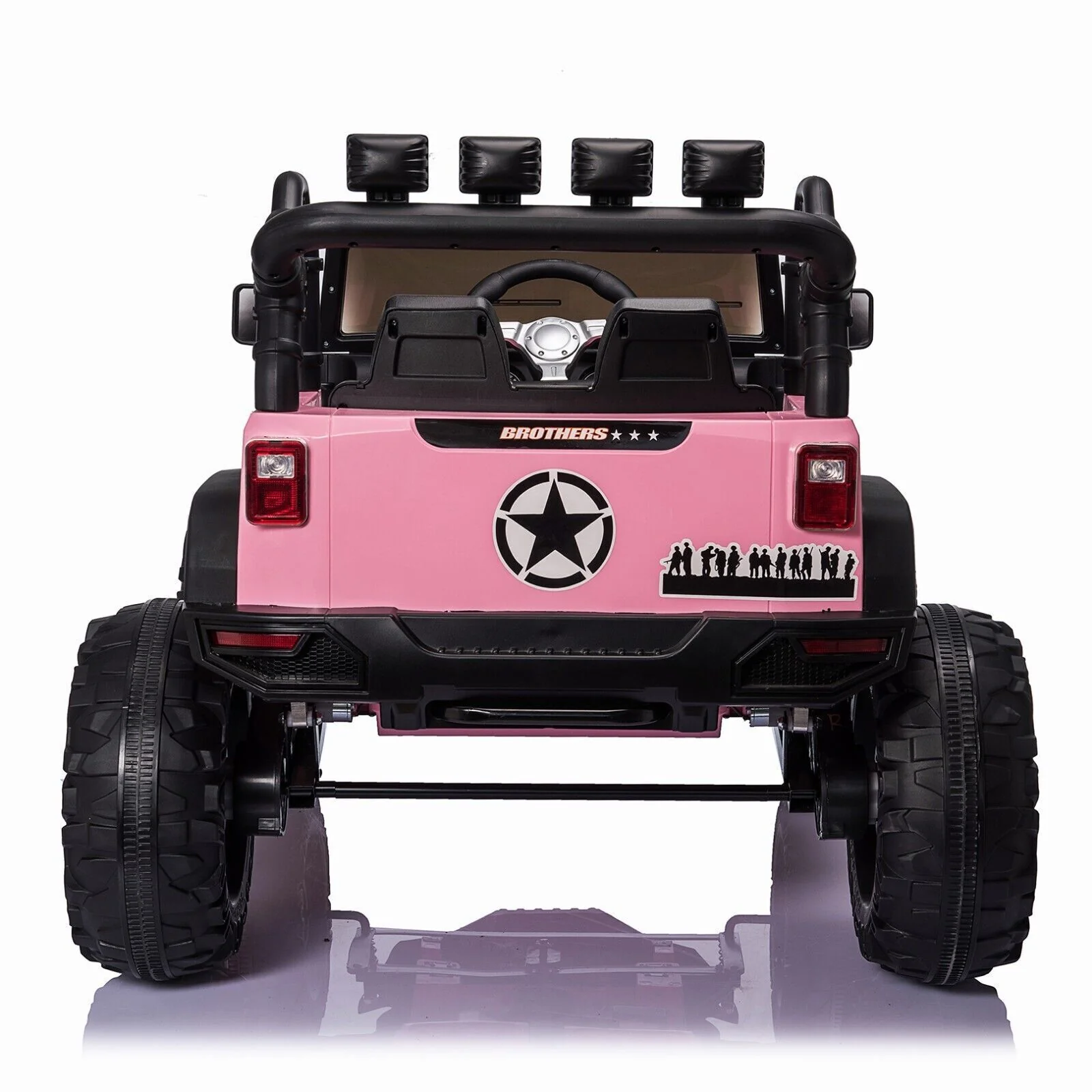 2-Seater 12V Electric Ride-On Truck with Bluetooth and Remote Control for Kids - Image 16