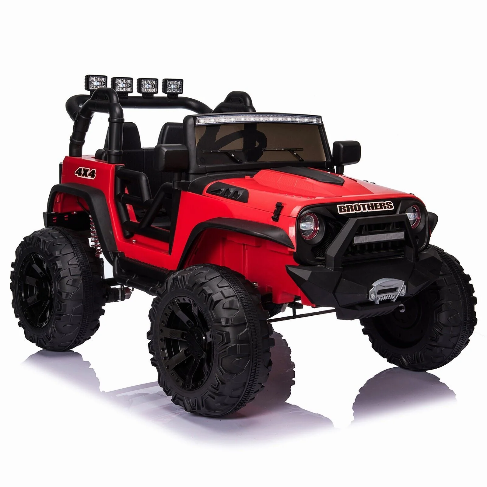 2-Seater 12V Electric Ride-On Truck with Bluetooth and Remote Control for Kids - Image 23