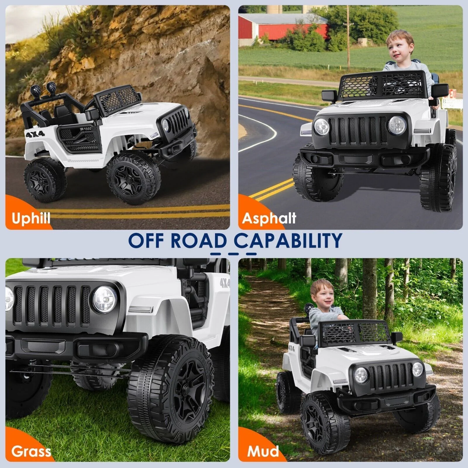 2-Seater 12V Electric Ride-On Truck with Bluetooth and Remote Control for Kids - Image 49