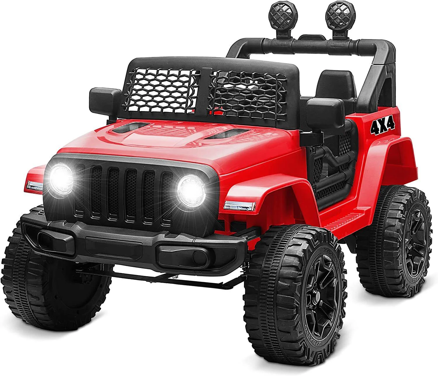 2-Seater 12V Electric Ride-On Truck with Bluetooth, LED Music, and Remote Control for Kids - Image 7