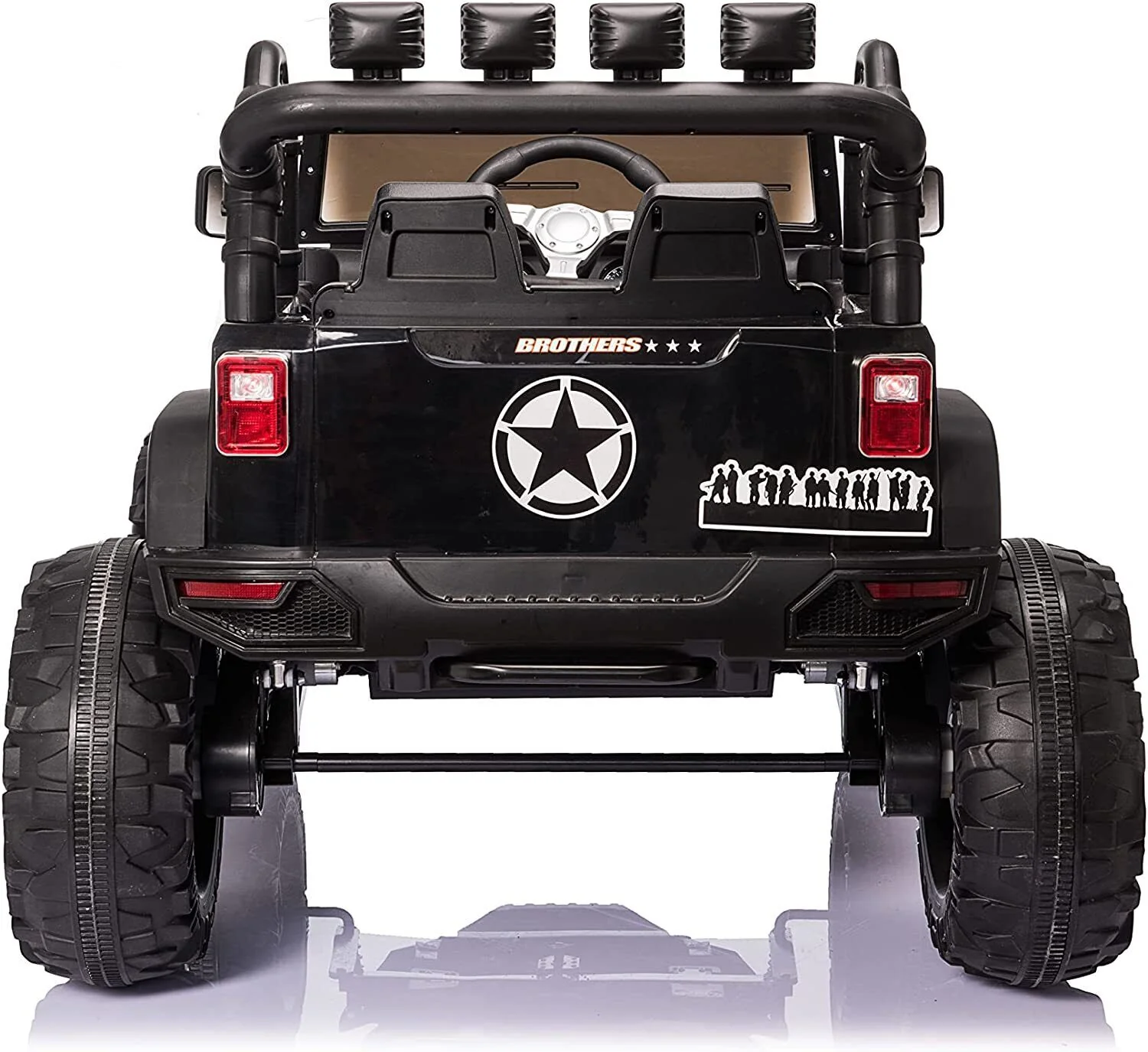 2-Seater 24V Electric Toy Truck for Kids with Remote Control and LED Lights - Image 13