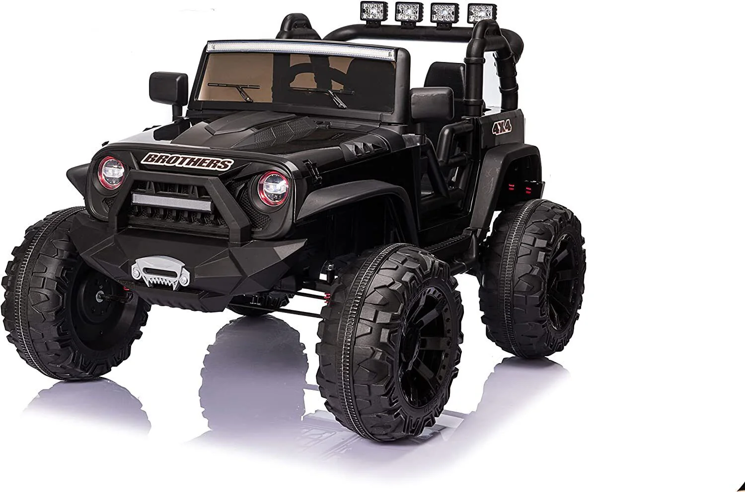 2-Seater 24V Electric Toy Truck for Kids with Remote Control and LED Lights - Image 9