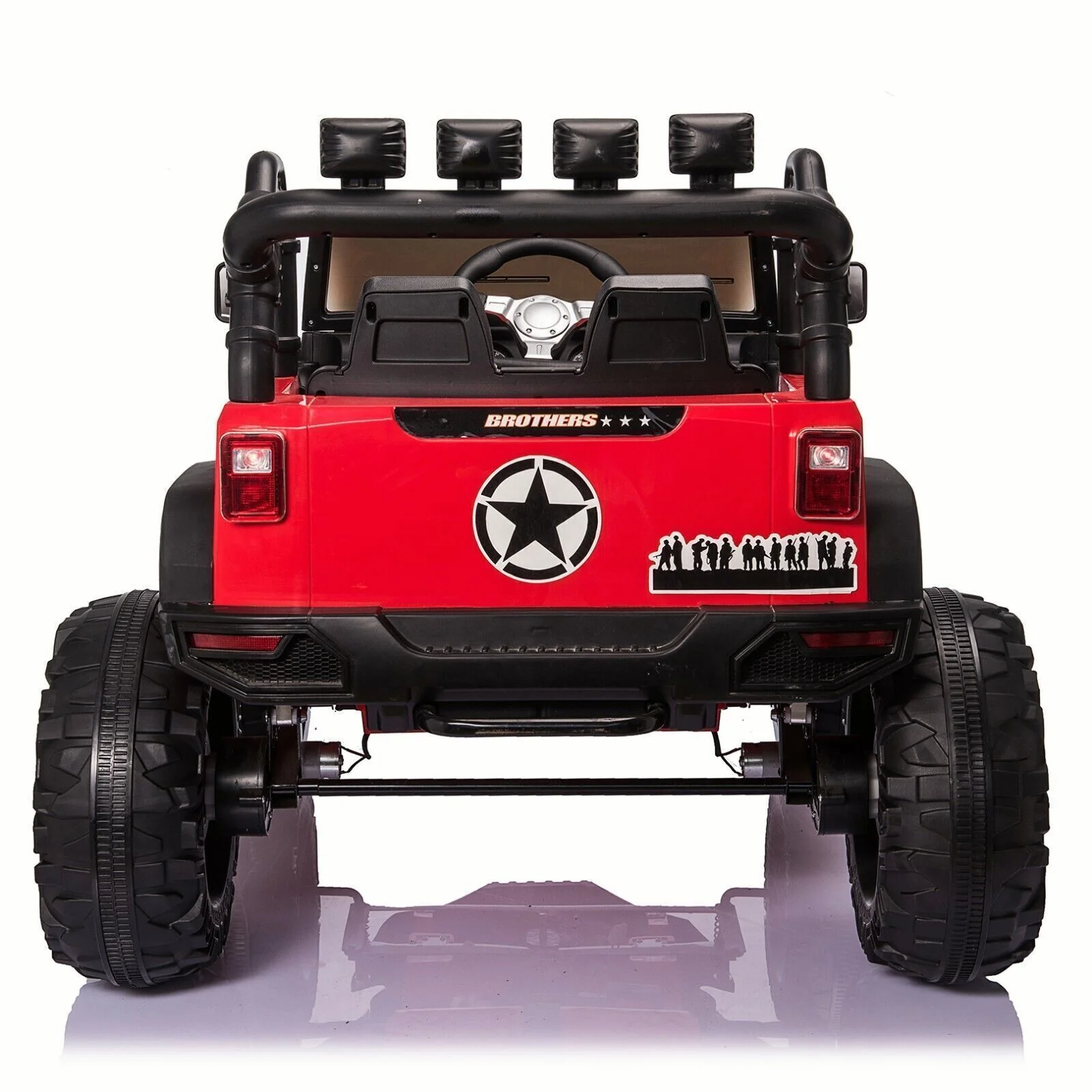 2-Seater 24V Kids Ride-On Truck with Remote Control, LED Lights, and 3-Speed Options - Image 23