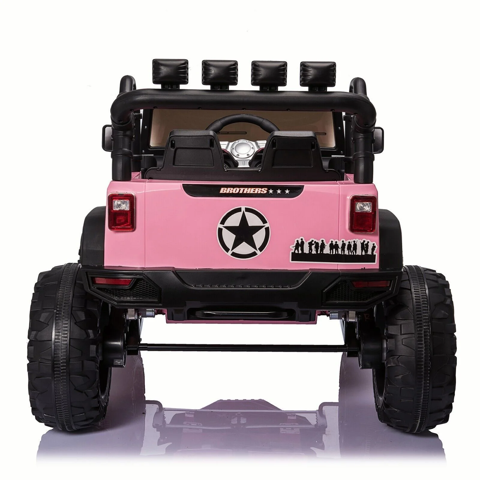 2-Seater 24V Kids Ride-On Truck with Remote Control, LED Lights, and 3-Speed Options - Image 29