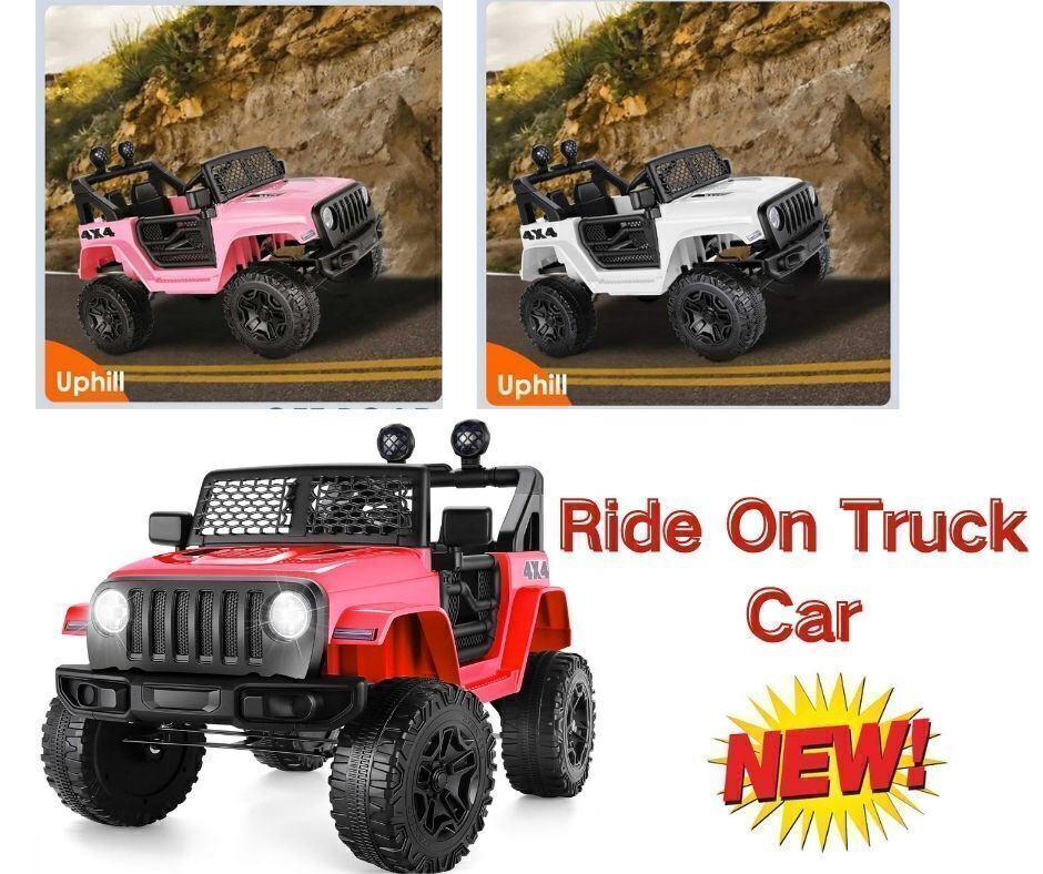 2 Seater Electric Jeep Car for Kids with Remote Control - 12V Ride-On Toy Truck - Image 8