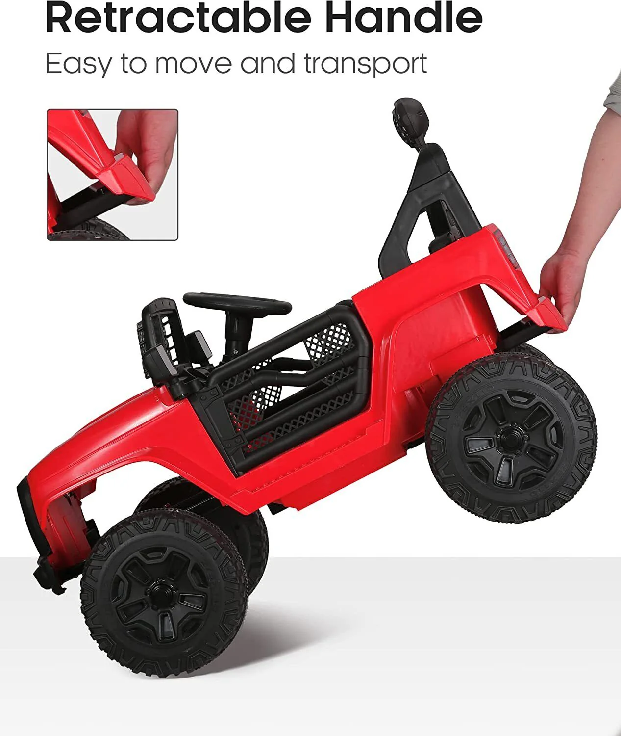 2-Seater Electric Ride-On SUV Truck for Kids with Parental Remote Control - 12V - Image 26
