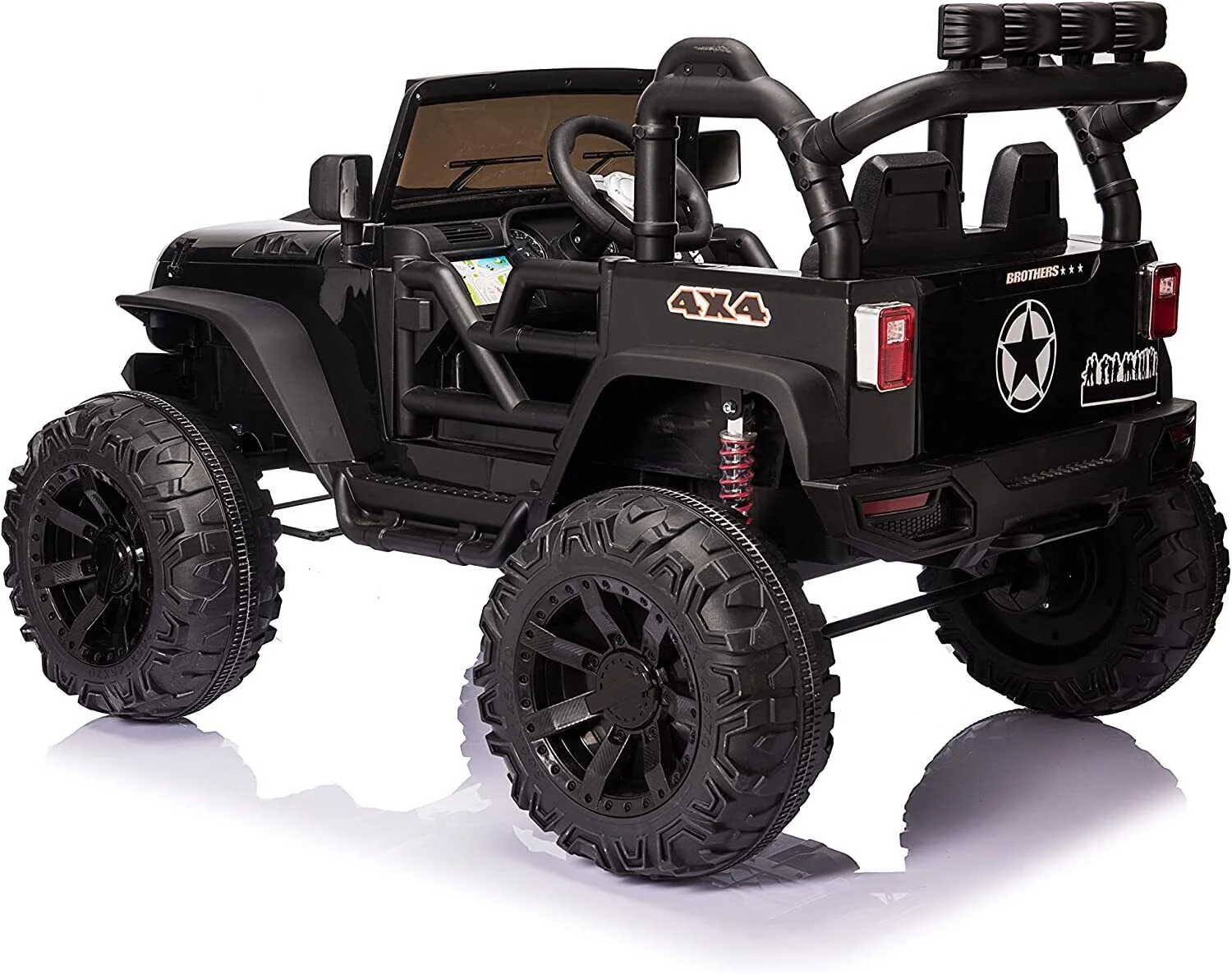 2-Seater Kids Ride On Truck with Remote Control and Powerful 200W Motors - Perfect Toy Car for Little Drivers! - Image 14