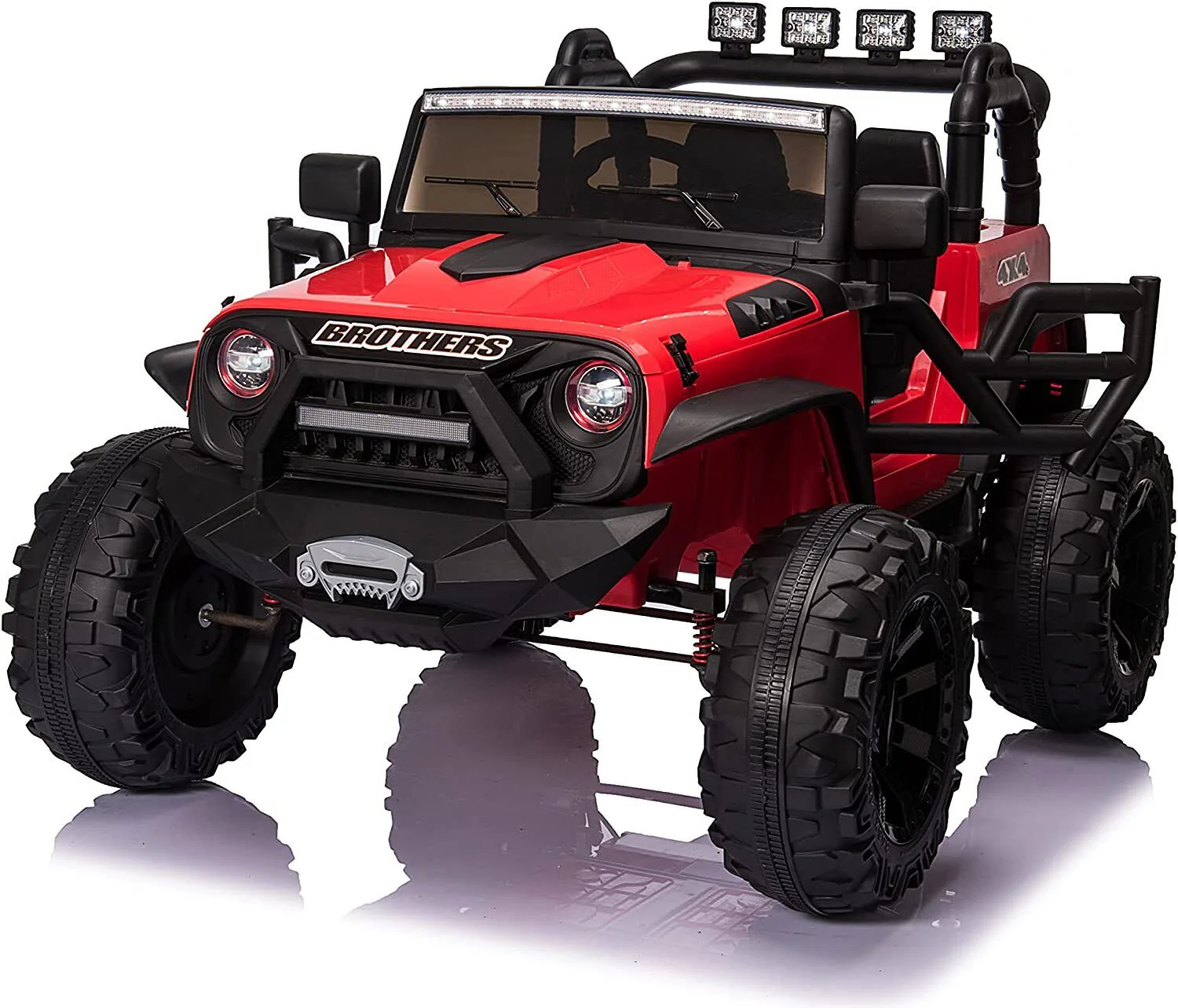 2-Seater Kids Ride On Truck with Remote Control and Powerful 200W Motors - Perfect Toy Car for Little Drivers! - Image 15