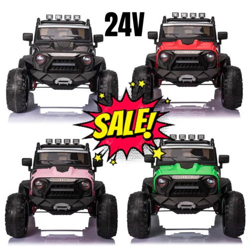 2-Seater Kids Ride On Truck with Remote Control and Powerful 200W Motors - Perfect Toy Car for Little Drivers! - Image 2