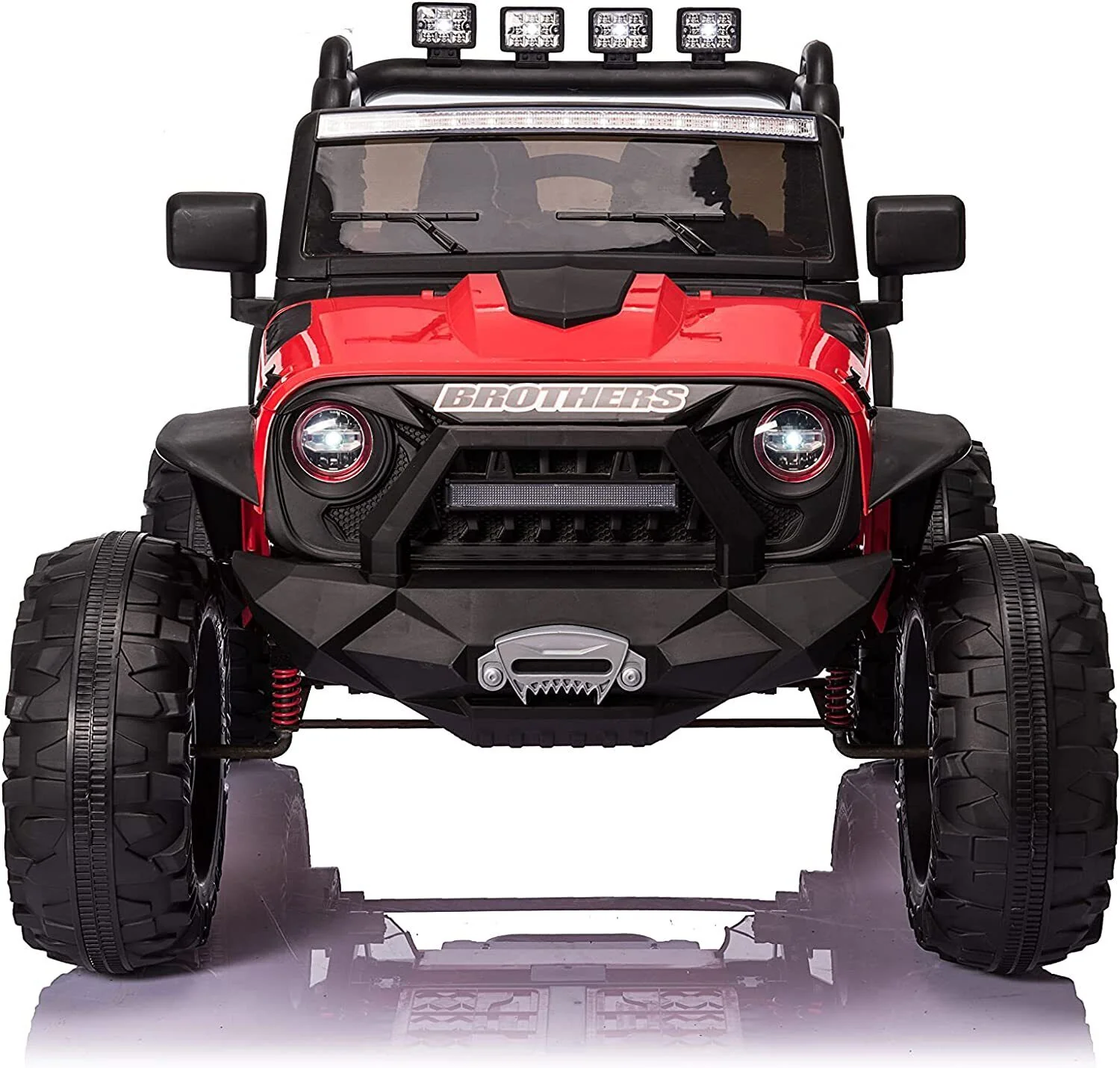 2-Seater Kids Ride On Truck with Remote Control and Powerful 200W Motors - Perfect Toy Car for Little Drivers! - Image 5