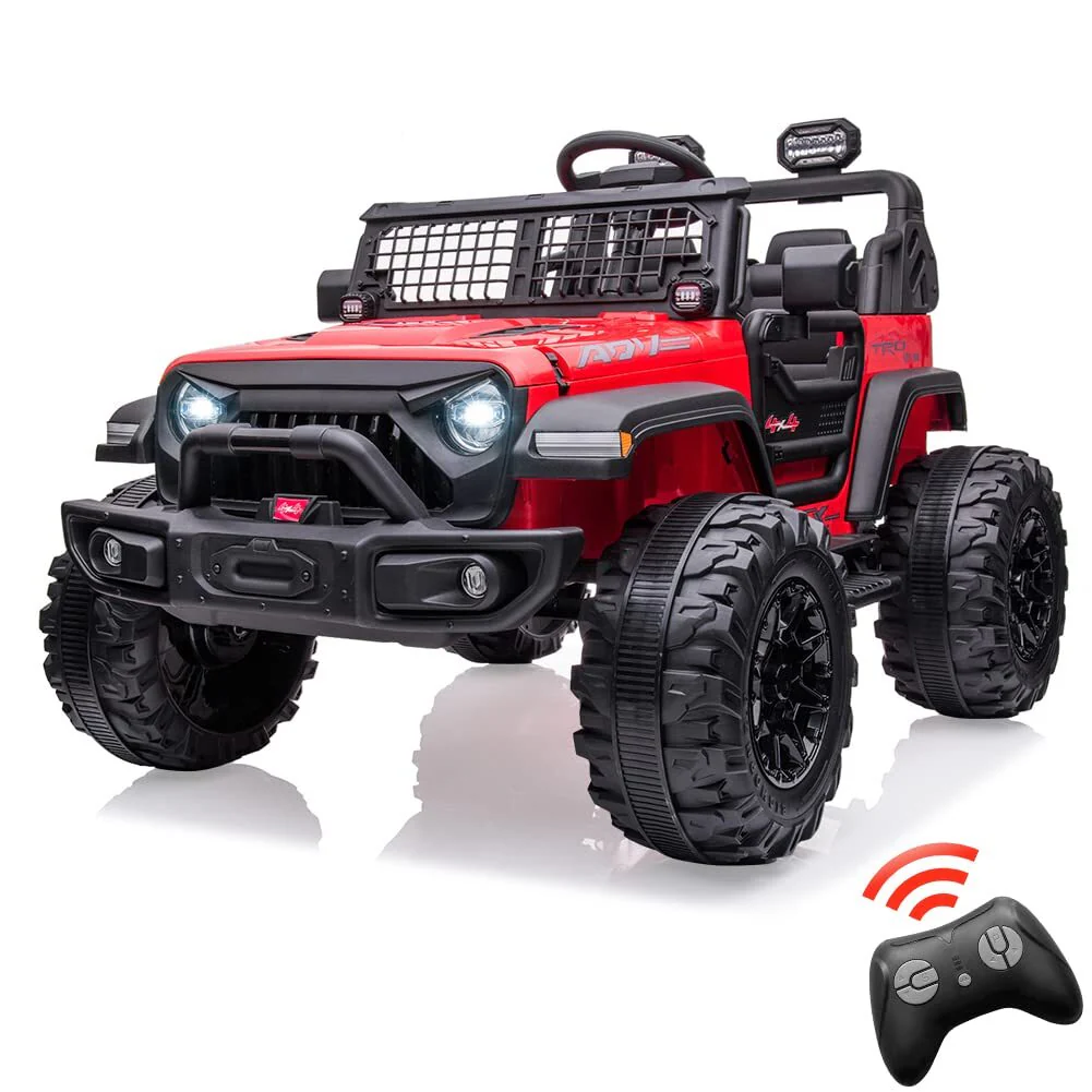 2-Seater Kids Ride-On Toy Car 24V Electric Vehicle with Remote Control, LED Lights, and Bluetooth - Image 4