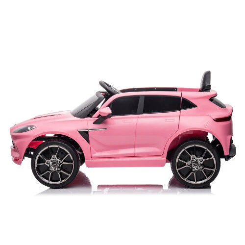 12V Dual-Drive Electric Ride-On Car for Kids with Remote Control Battery-Powered Pink Toy - Image 5