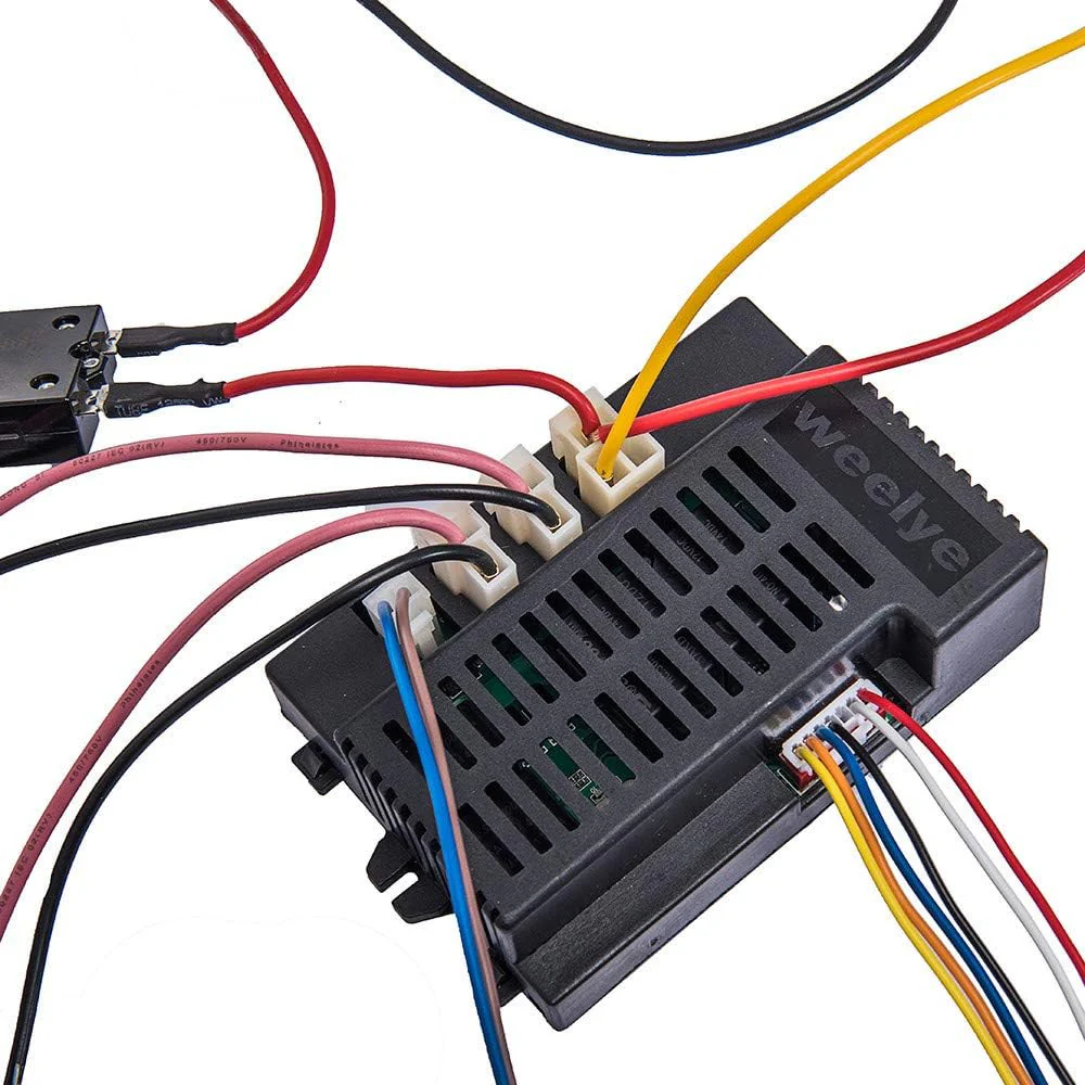 24 Volt Electric Kids Car DIY Modification Kit with Wires, Switch, and Remote Control - Image 4