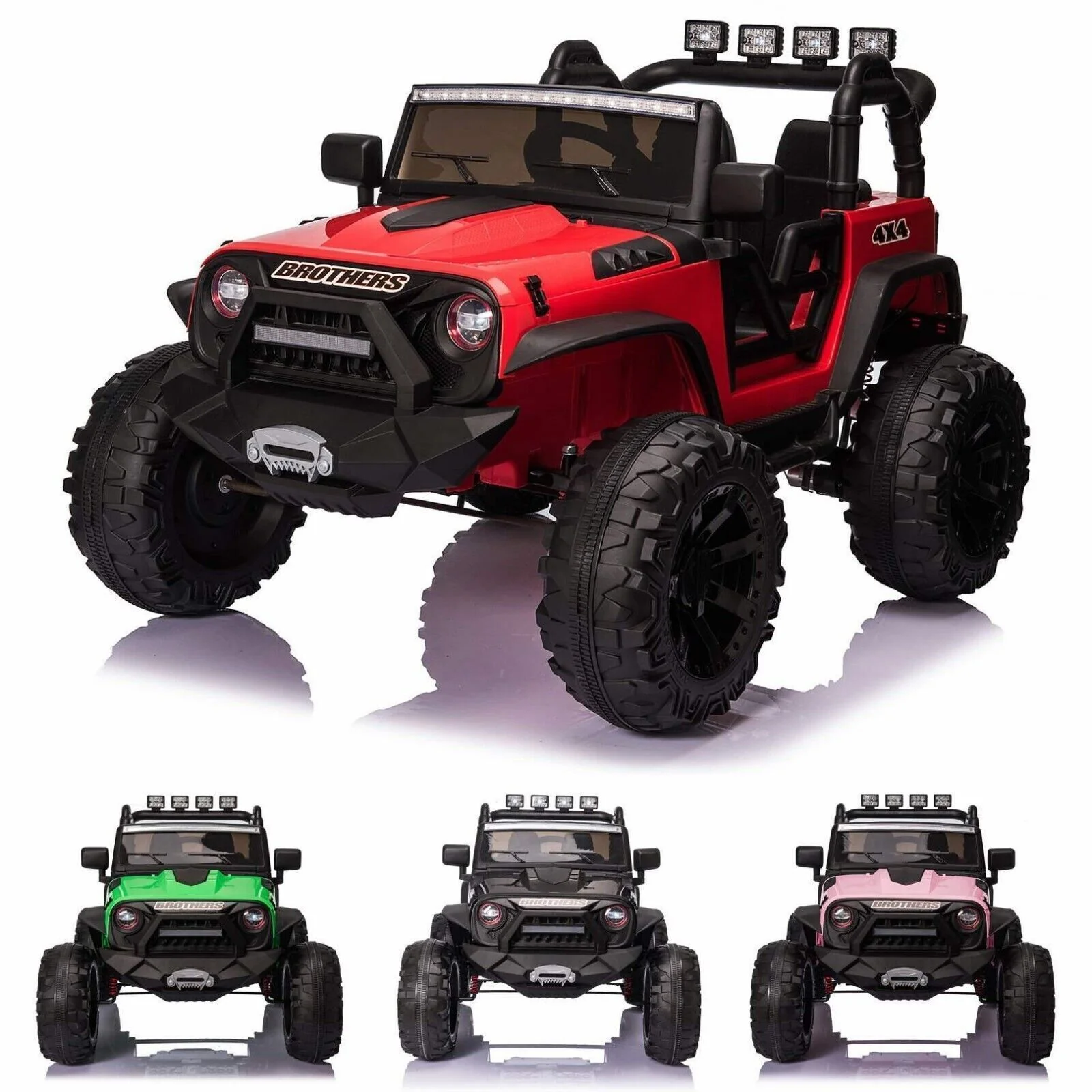 24V 2-Seater Kids Electric Ride-On Truck Car with Music and Remote Control - Image 14