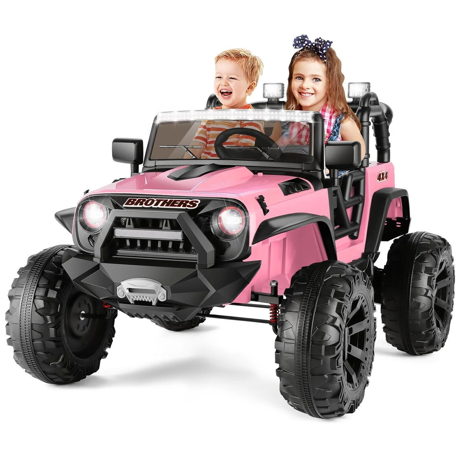 24V 2-Seater Kids Electric Ride-On Truck Car with Music and Remote Control - Image 23
