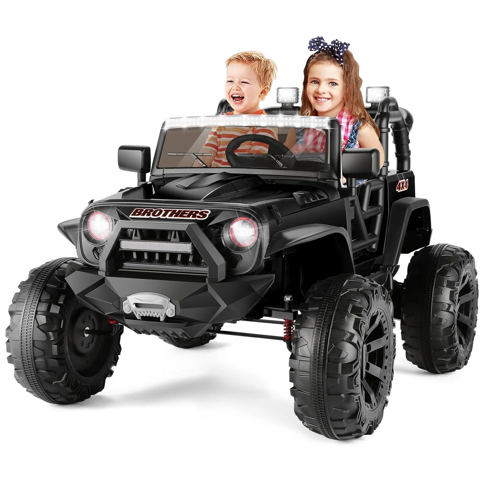 24V 2-Seater Kids Electric Ride-On Truck Car with Music and Remote Control - Image 27