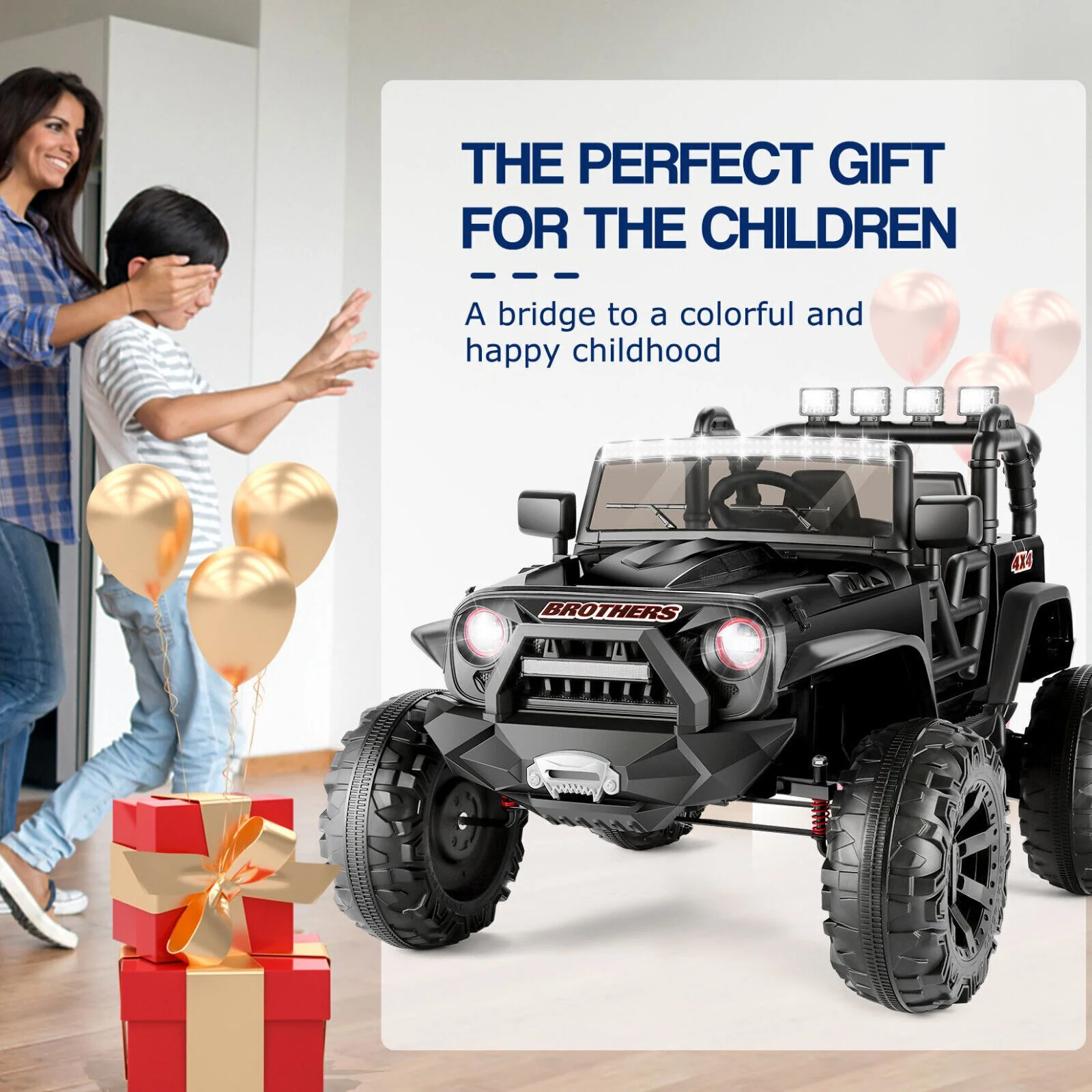 24V 2-Seater Kids Electric Ride-On Truck Car with Music and Remote Control - Image 28