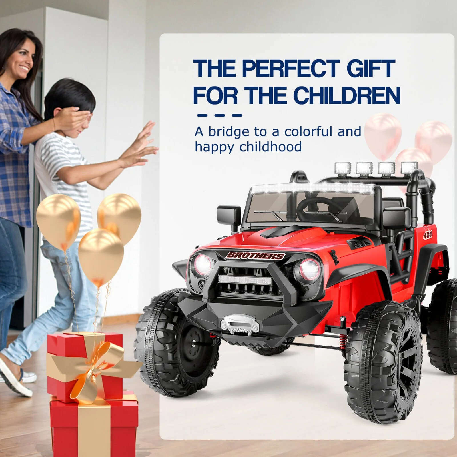 24V 2-Seater Kids Electric Ride-On Truck Car with Music and Remote Control - Image 30