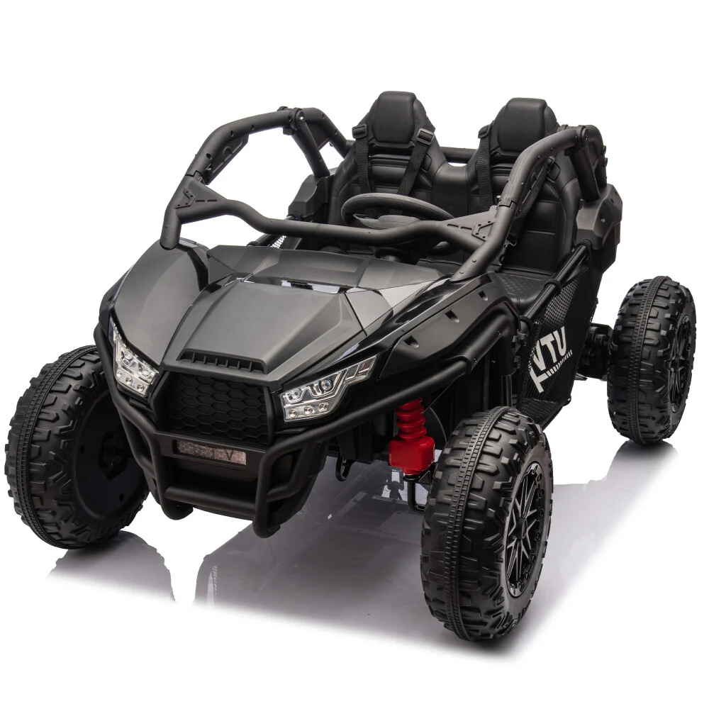 24V 2-Seater Kids Ride-On UTV with Parental Control Bluetooth LED Lights 400W Power