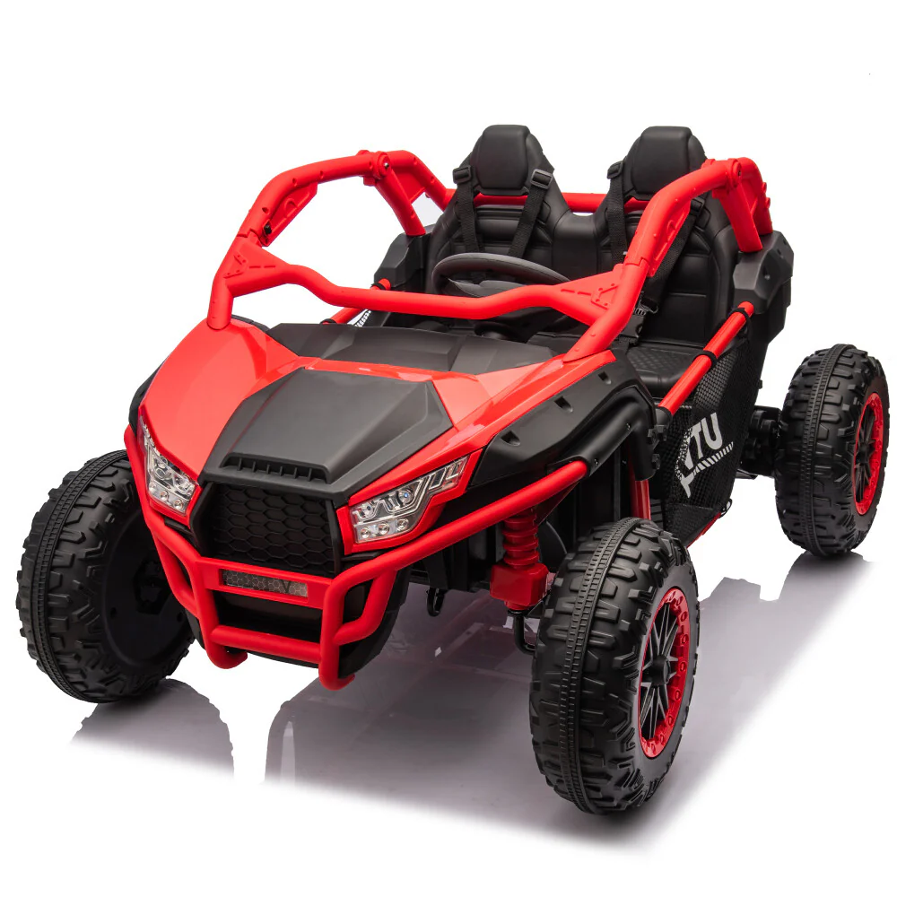 24V 2-Seater Kids Ride-On UTV with Parental Control Bluetooth LED Lights 400W Power - Image 23