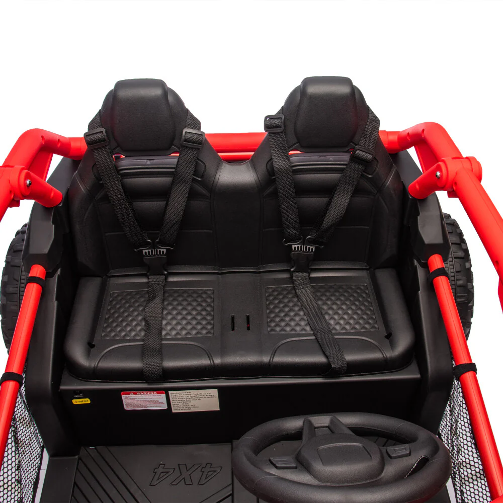 24V 2-Seater Kids Ride-On UTV with Parental Control Bluetooth LED Lights 400W Power - Image 27
