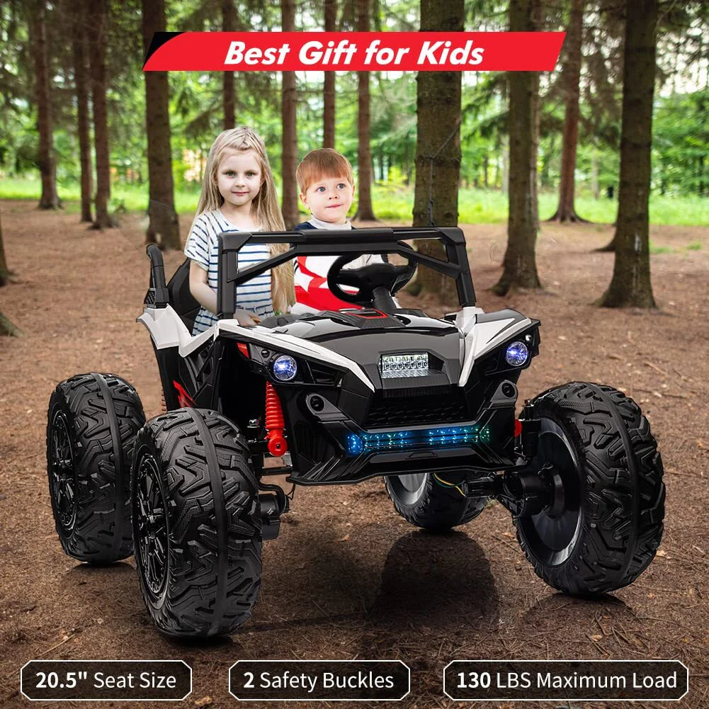24V 400W Kids 2-Seat Electric Off-Road UTV Ride-On Car with Remote Control - Image 16