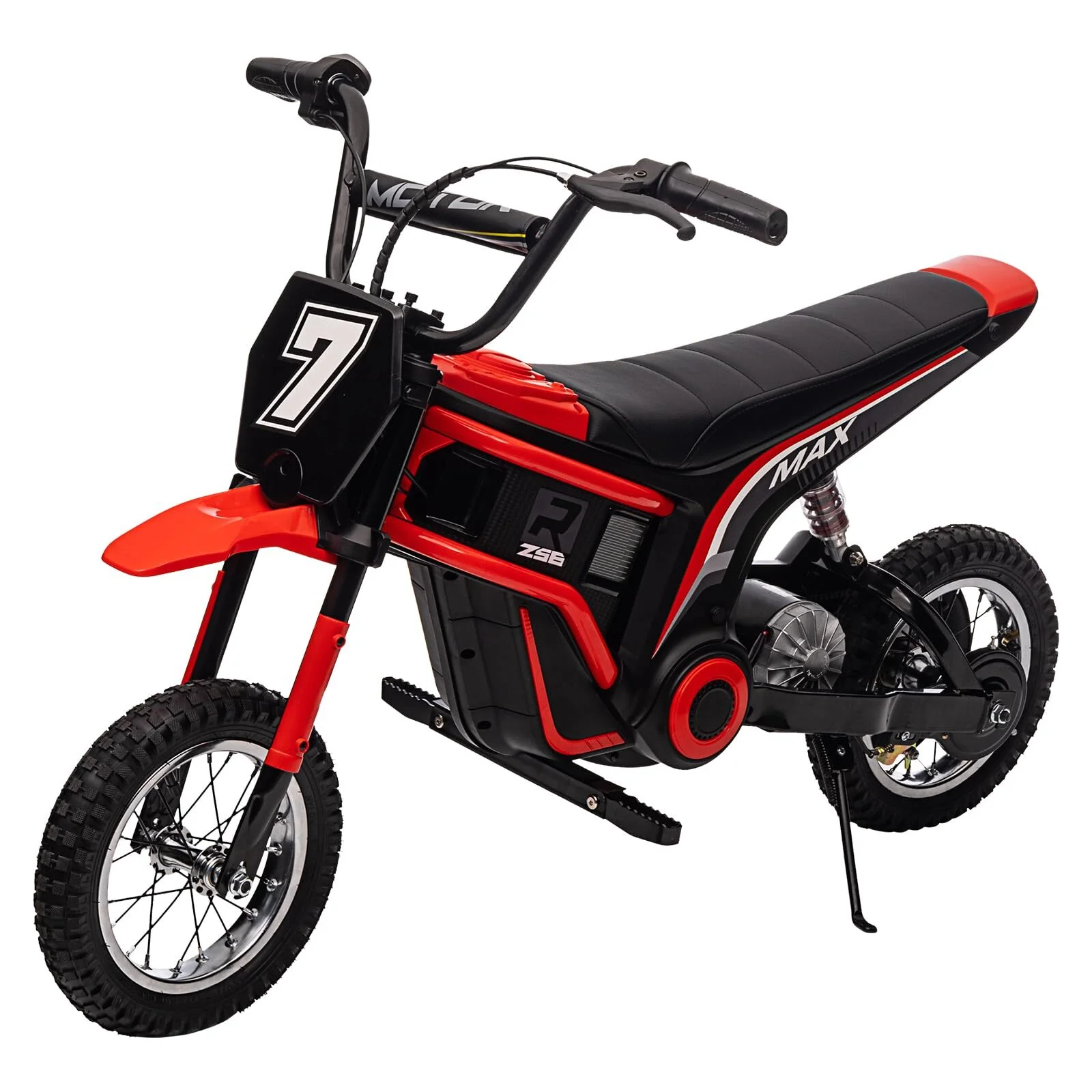 24V Kids Electric Ride-On Dirt Bike with LED Lights Off-Road Motocross Motorcycle Toy - Image 10