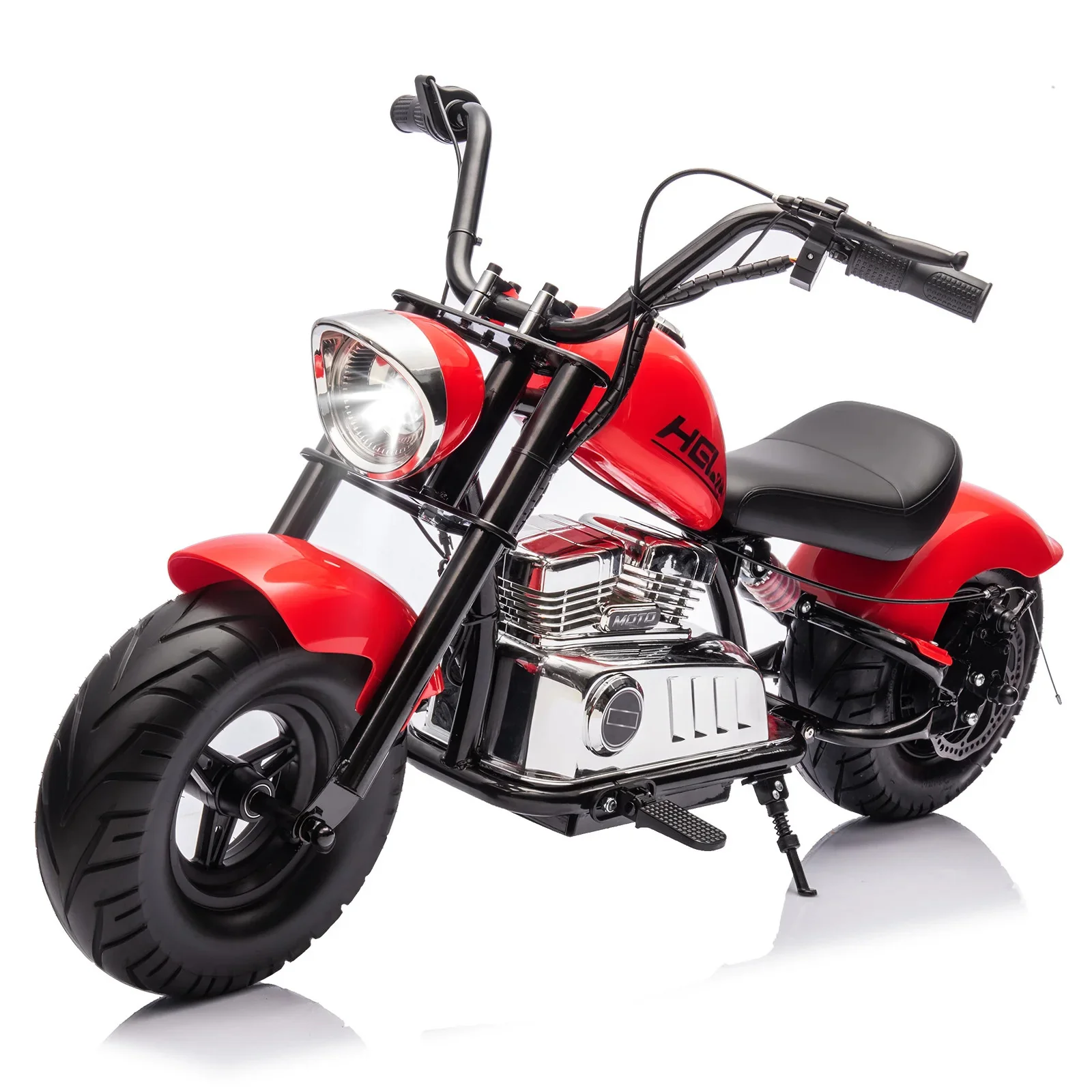 24V Electric Dirt Bike for Kids 8+ Two-Wheel Motorcycle with Handbrake - Image 8