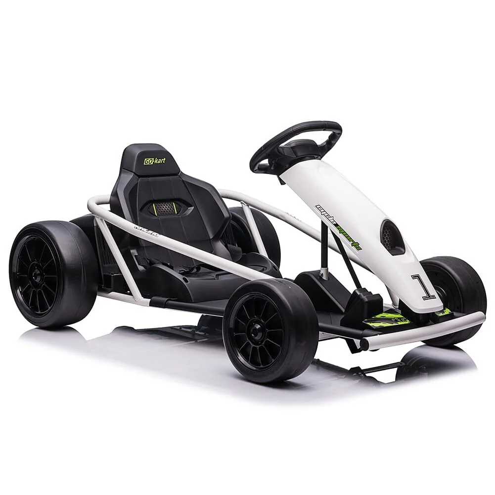 24V Electric Ride-On Go Kart for Kids 8-12 with Dual 300W Motors Racing Toy - Image 11