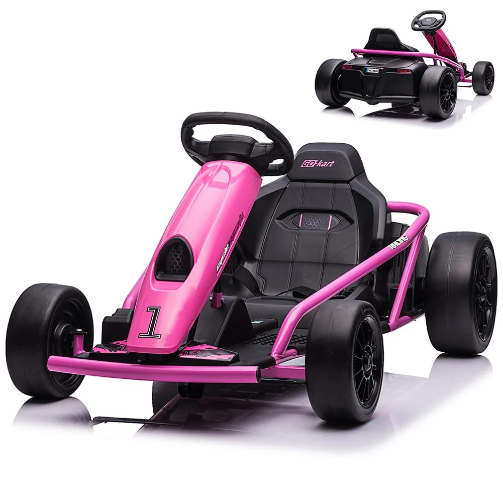 24V Electric Go-Kart for Kids High-Speed Drifting Ride-On Racing Car Toy - Image 26